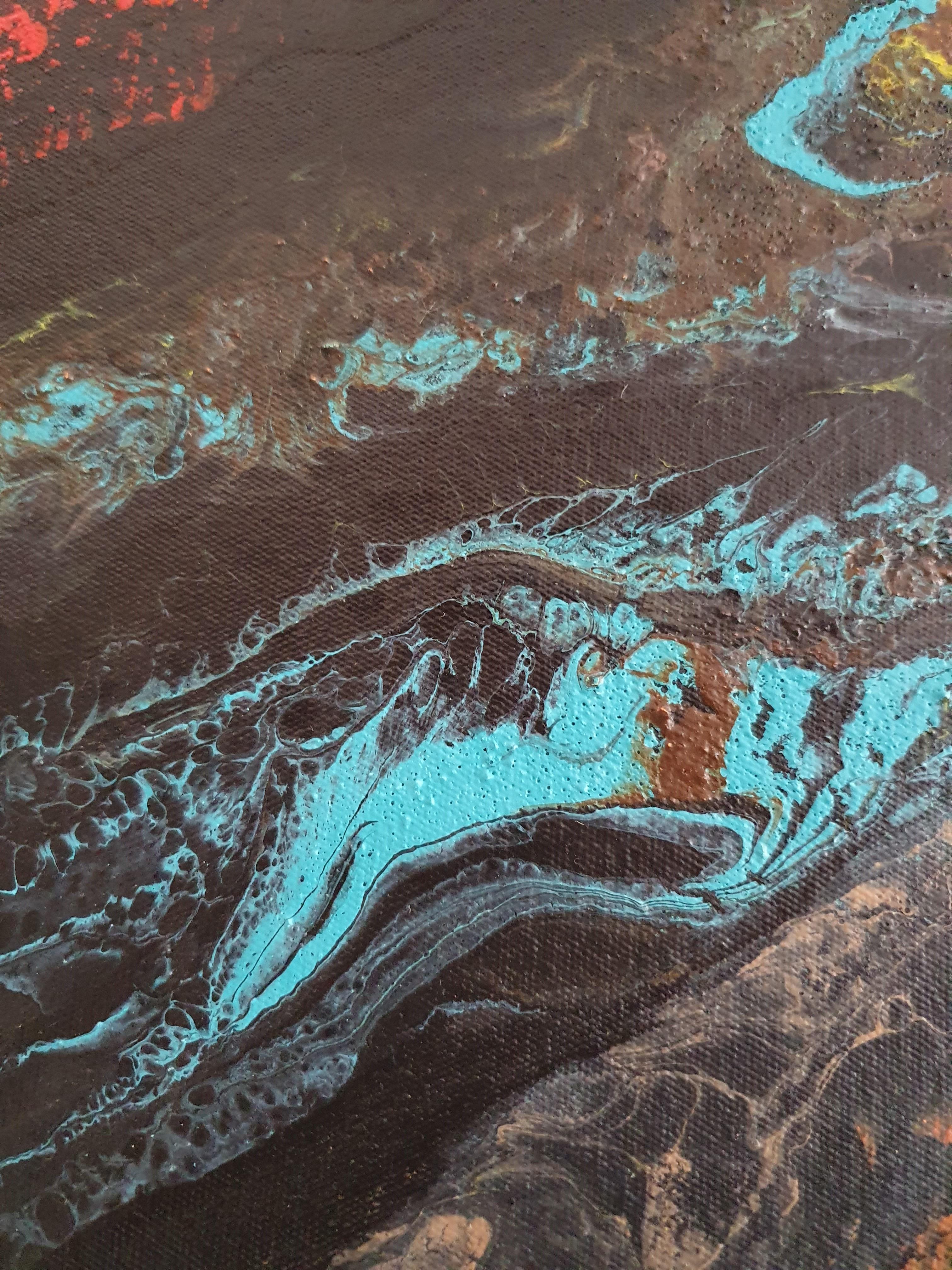 Portrait Painting Contemplation Africa Bold Flow Dream Striking Investment Gold For Sale 6