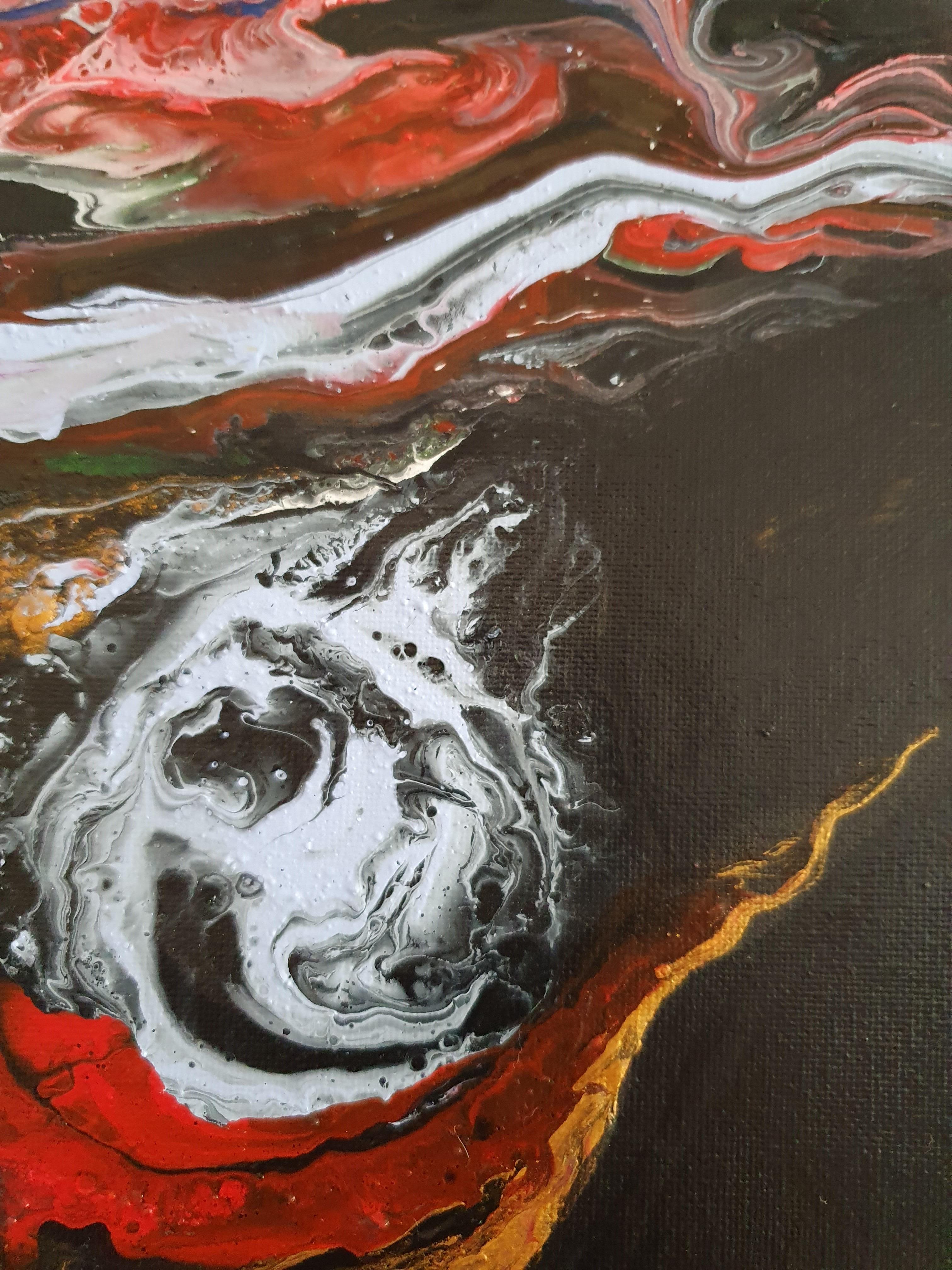 Portrait Painting Longing Africa Bold Flow Desire Striking Invest Gold Sensual For Sale 2