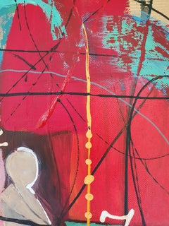 Propitiousness - Large Painting Maximalism Intense Colorful Statement Invest