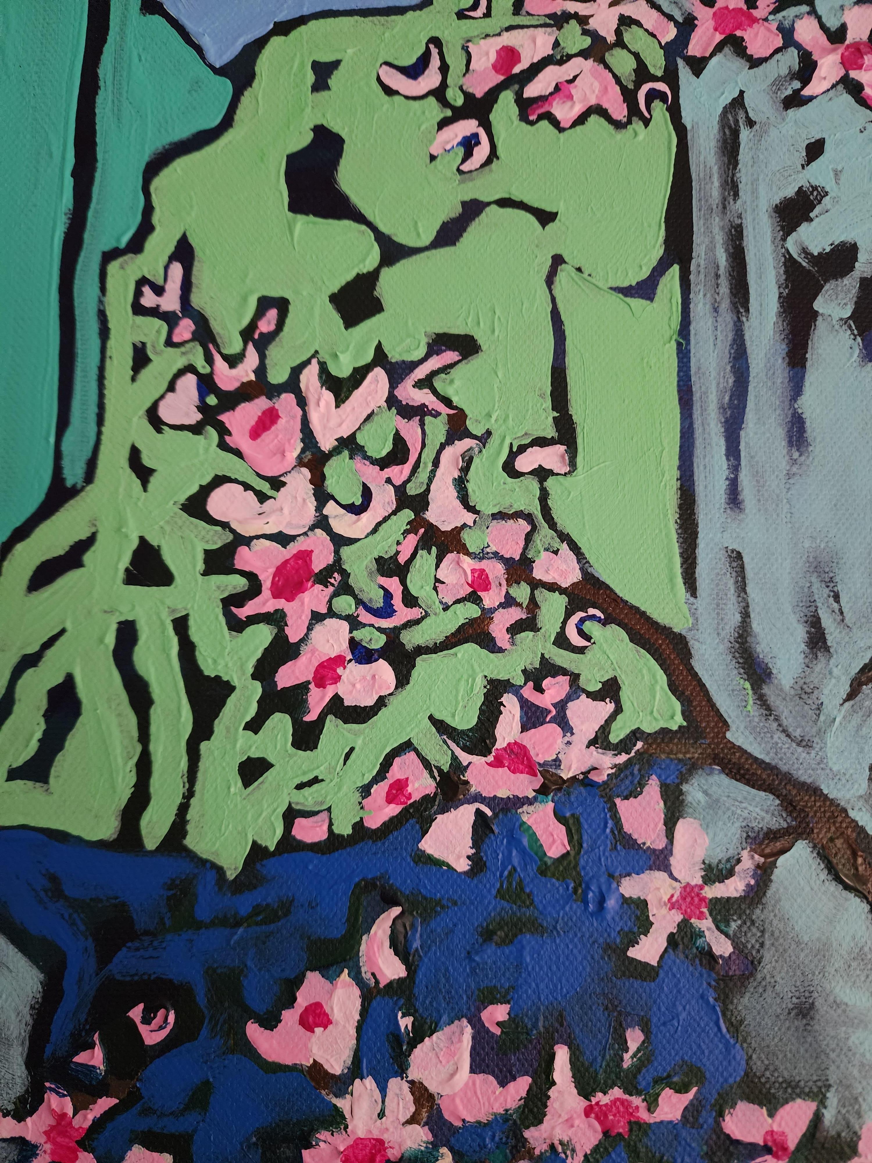 Sakura Hanami - Vibrant Portrait Flowers Abundance Exclusive Blossom Connected For Sale 4