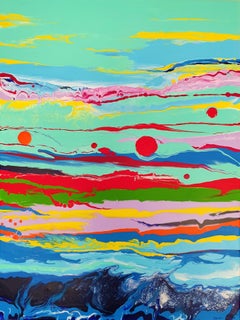 Seaside Serenade - Minimalism, Art Deco, Abstract, Bold, Invest, Colorful, Joy