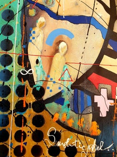 Slow Down - Large Abstract Calming Warm Invest Contemporary Striking