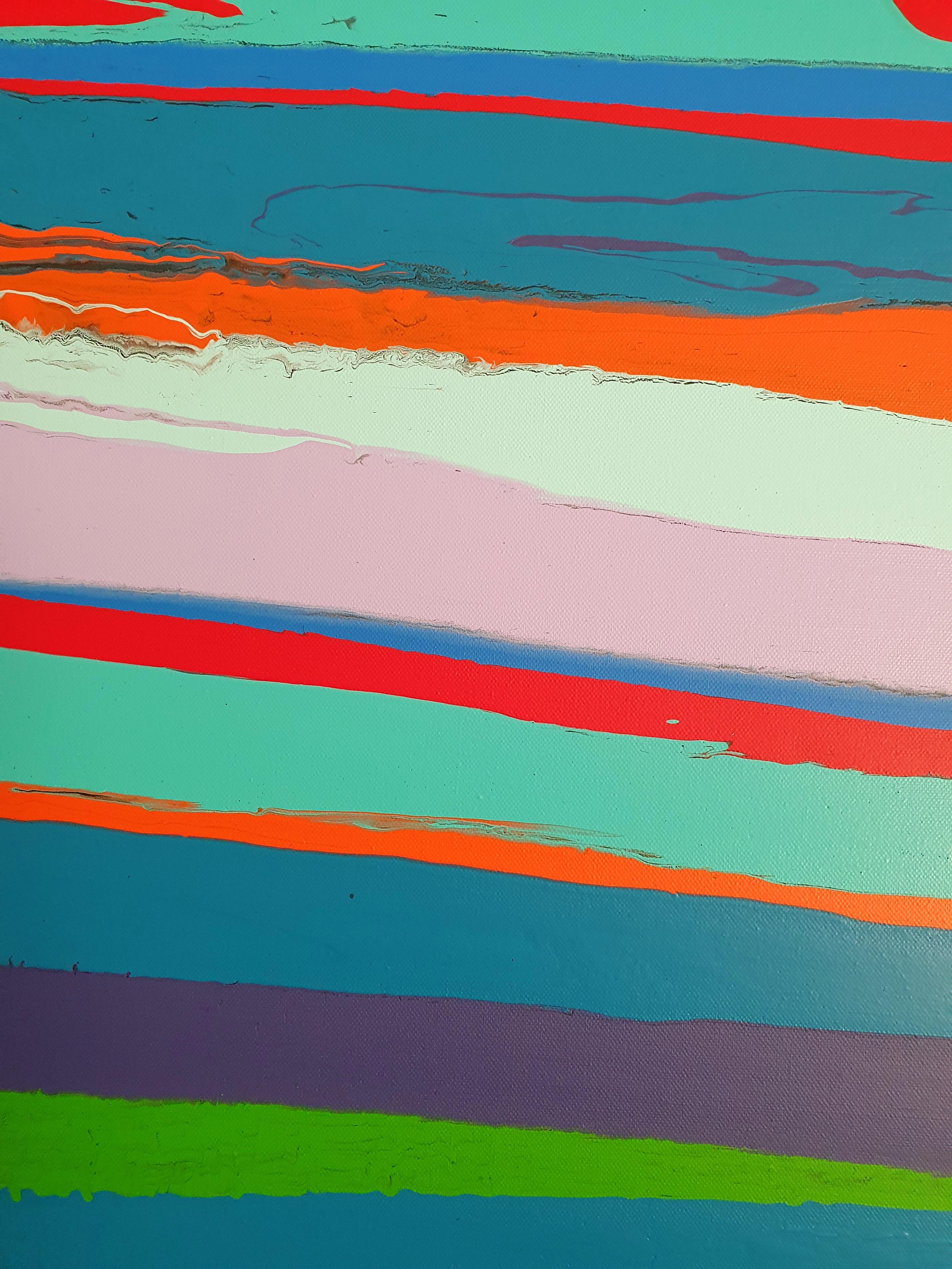 Solitude - Minimalism, Art Deco, Abstract, Bold, Invest, Colorful, Statement For Sale 2