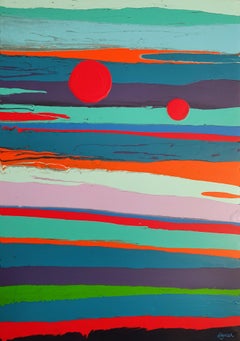 Soledad - Minimalismo, Art Decó, Abstracto, Atrevido, Invertido, Colorido, Declaración