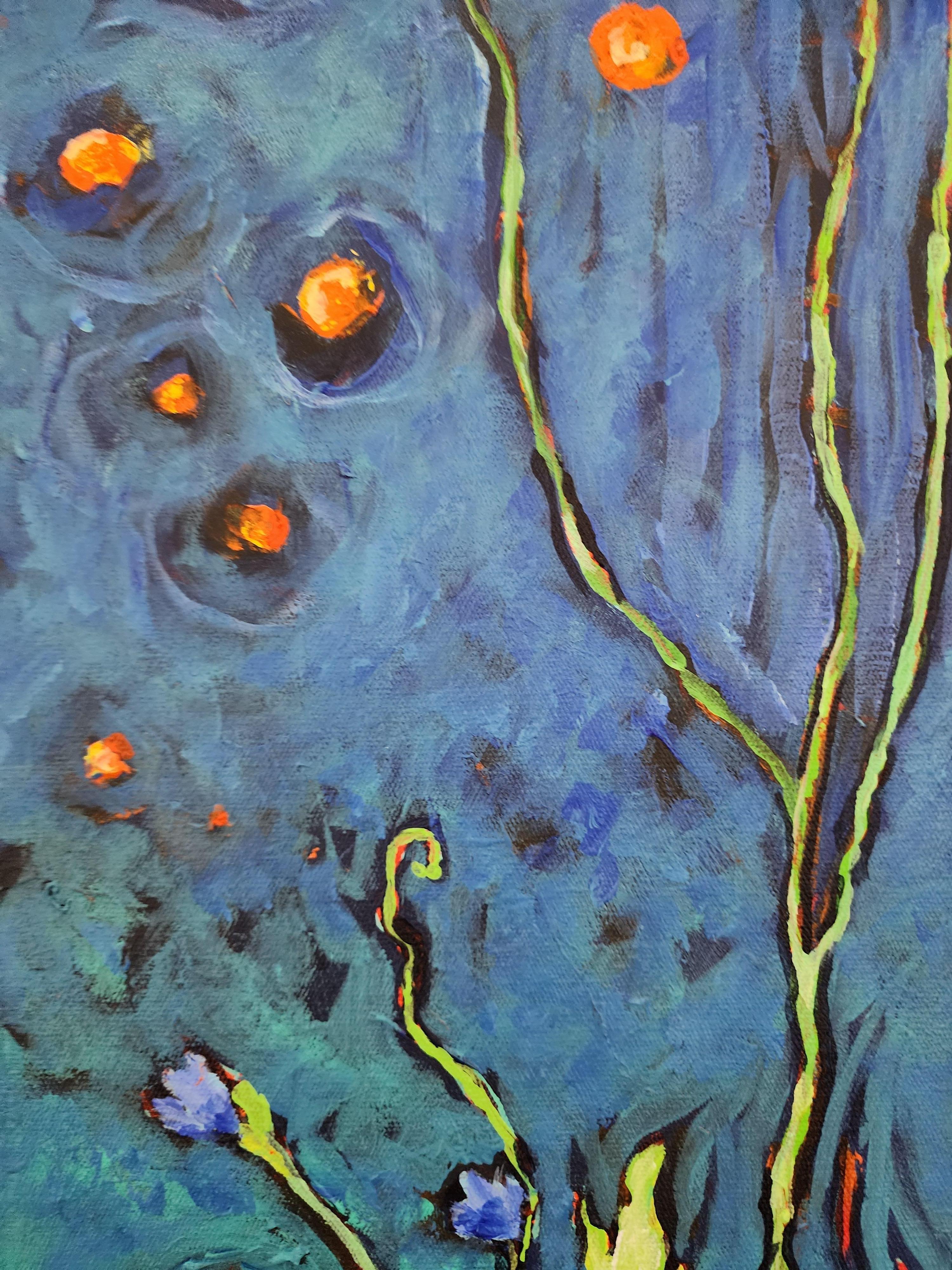 Soul Song Sunflowers - Florals, Landscape, Investment, Nature, Hope, Painting For Sale 7
