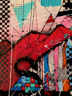 Stardust: Original Painting, Maximalism Abstract, Bold Colors, Contemporary Art