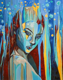 Noche estrellada estrellada - Retrato, Pintura, Abstracto, Intenso, Musa, Van Gogh
