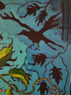 Sunshine Painting Freedom Bold Statement Orange Contemporary Abstract Invest Joy