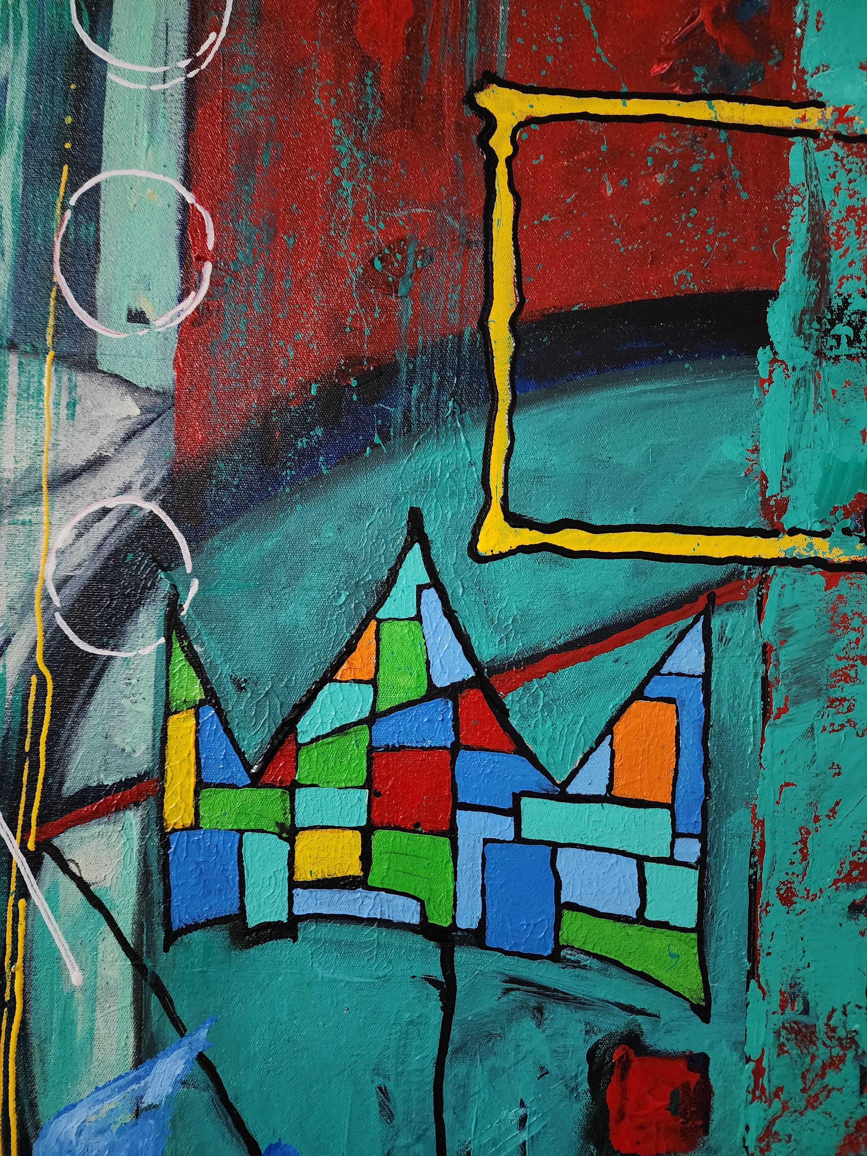 Tapestry of a Beautiful Life - Extra Large Striking Investment Abstract Humanity For Sale 7