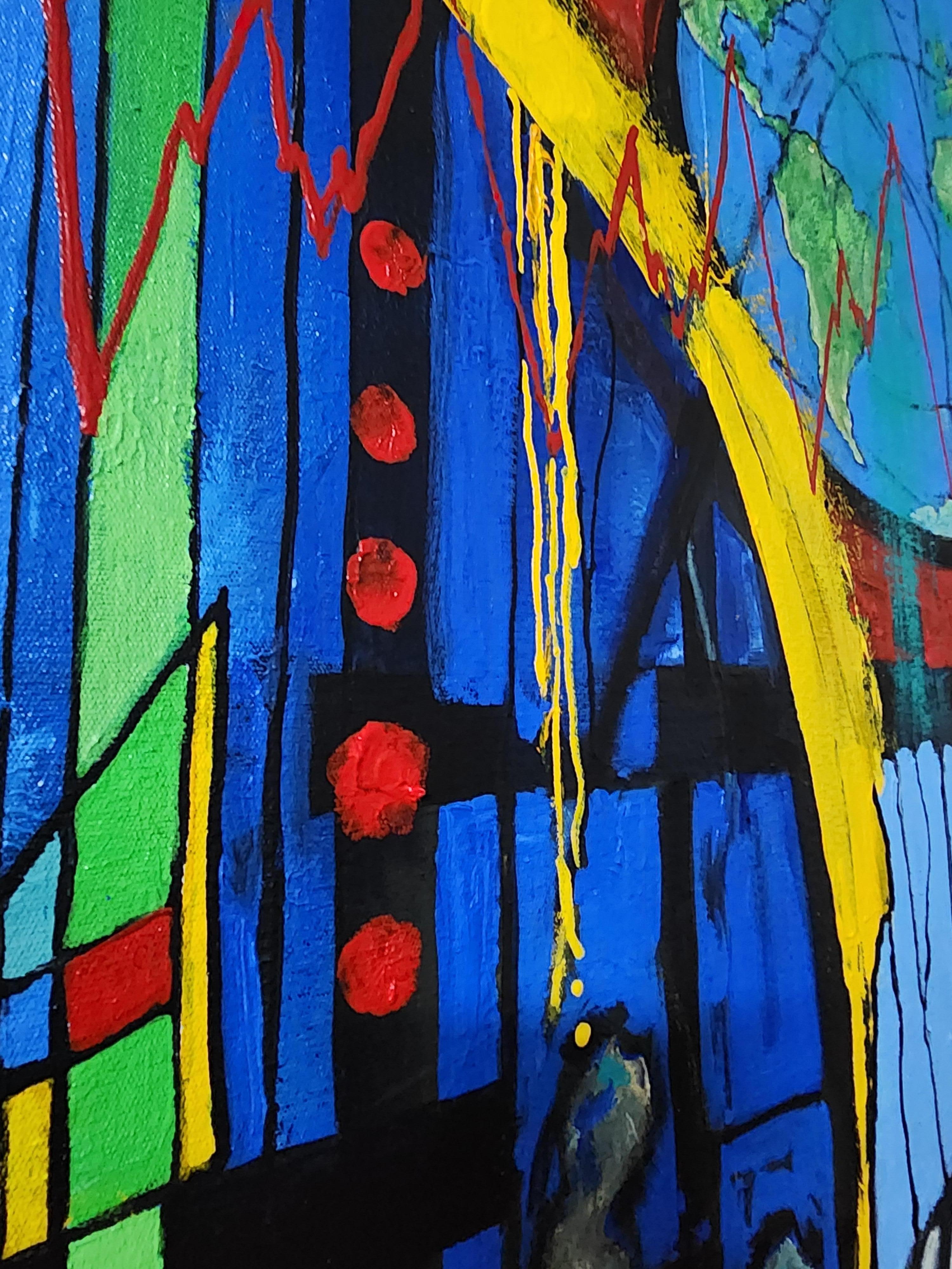 Tapestry of a Beautiful Life - Extra Large Striking Investment Abstract Humanity For Sale 10