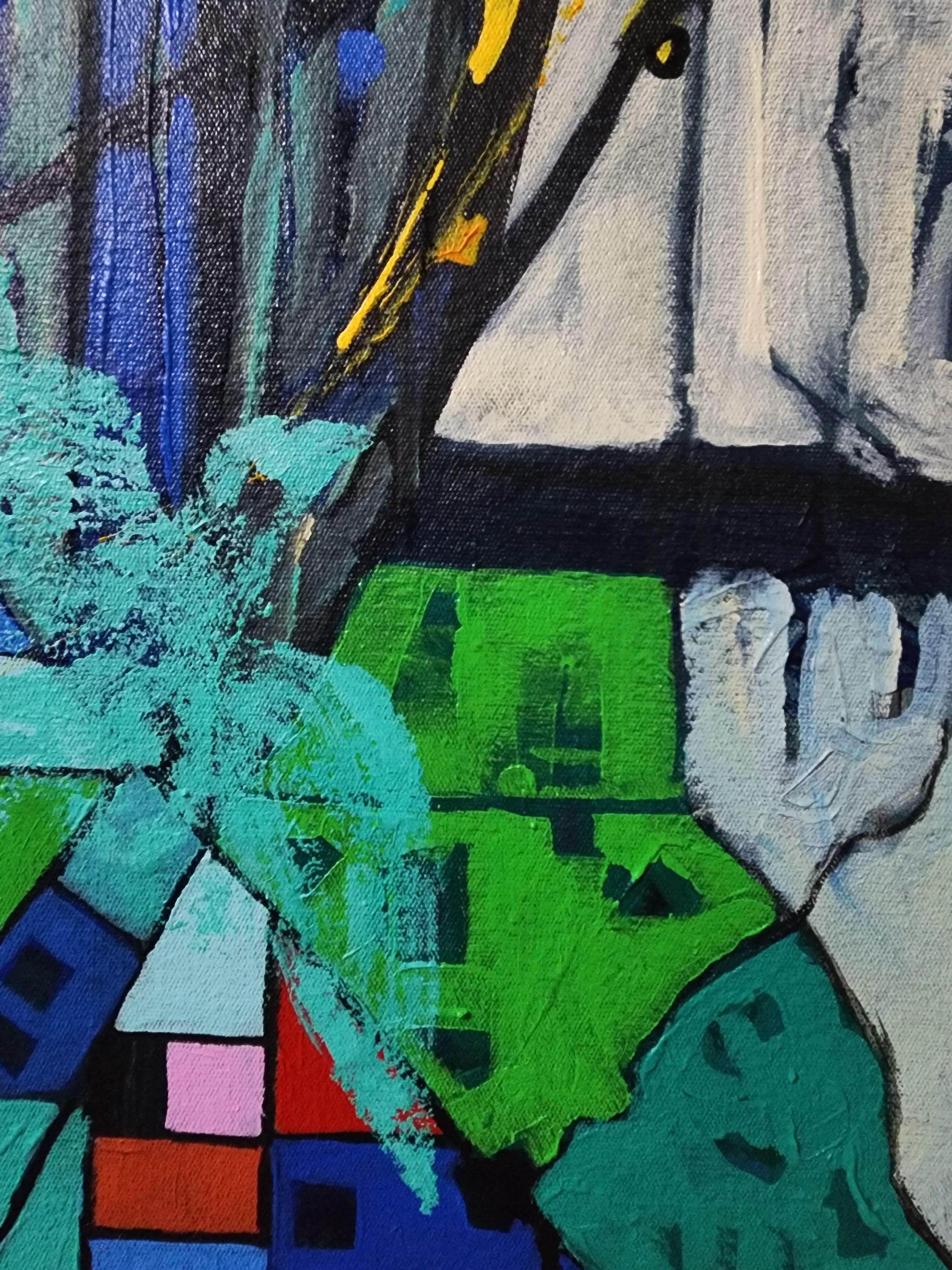 Tapestry of a Beautiful Life - Extra Large Striking Investment Abstract Humanity For Sale 12
