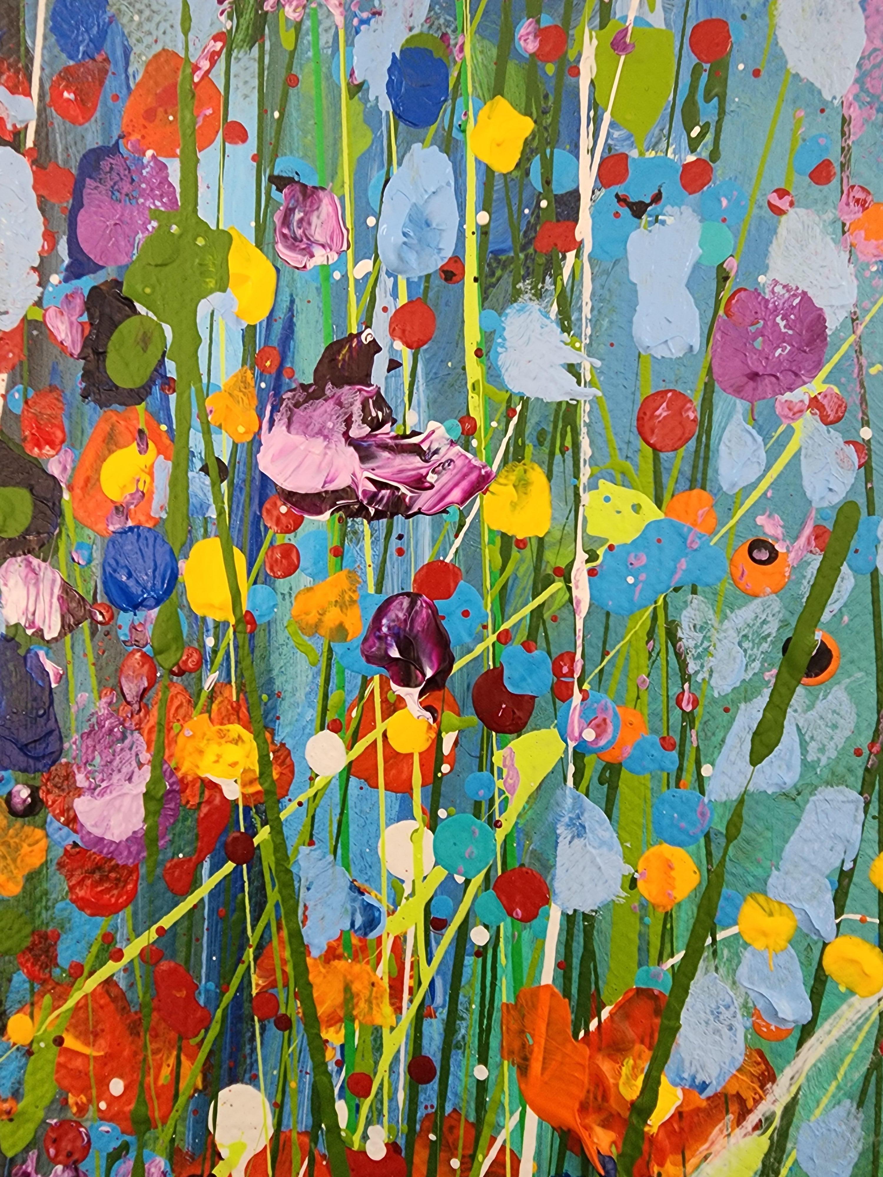 The Awakeninging - Paysage floral, Nature, joie vibrante et fleur de la Mère Terre en vente 2