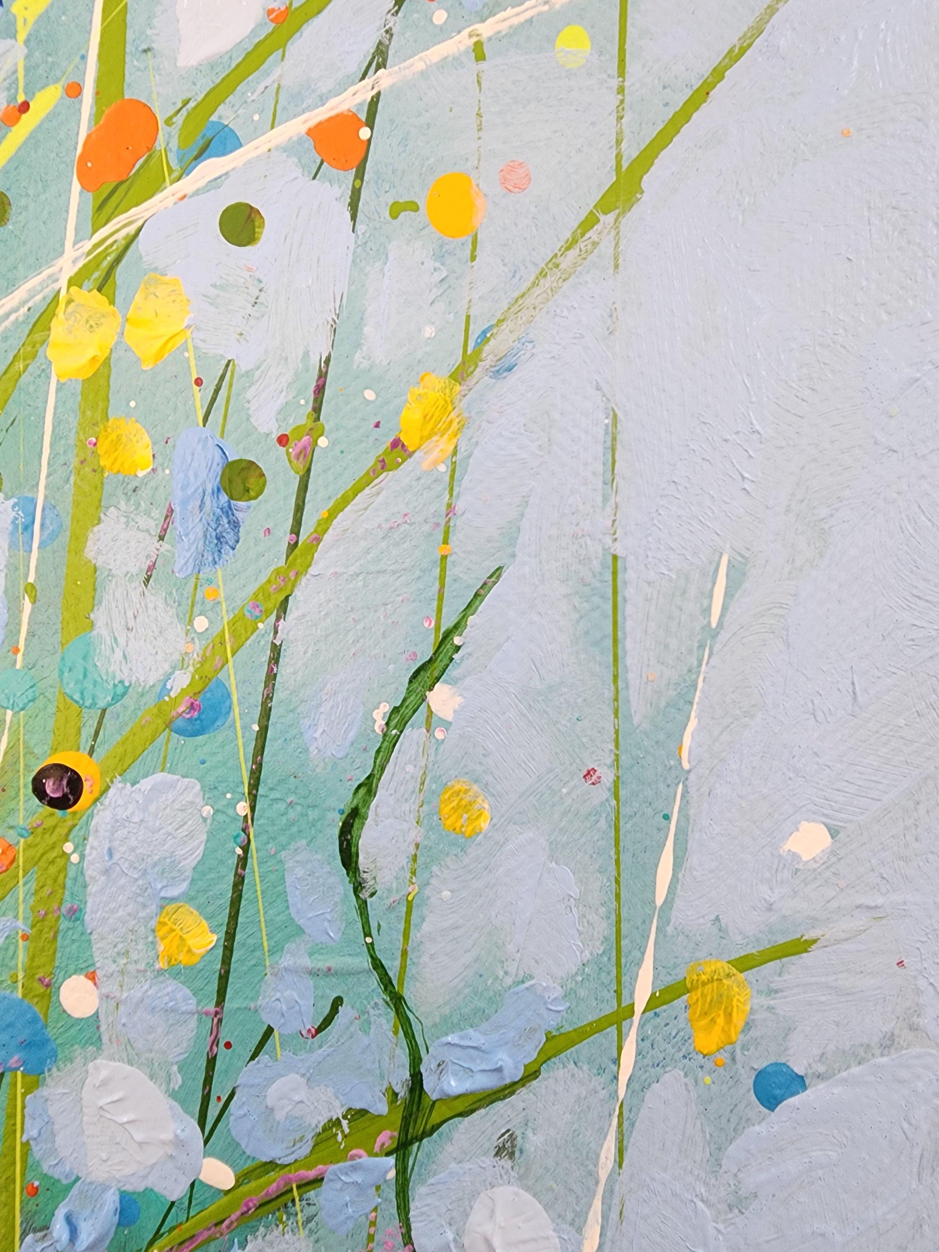 The Awakeninging - Paysage floral, Nature, joie vibrante et fleur de la Mère Terre en vente 3