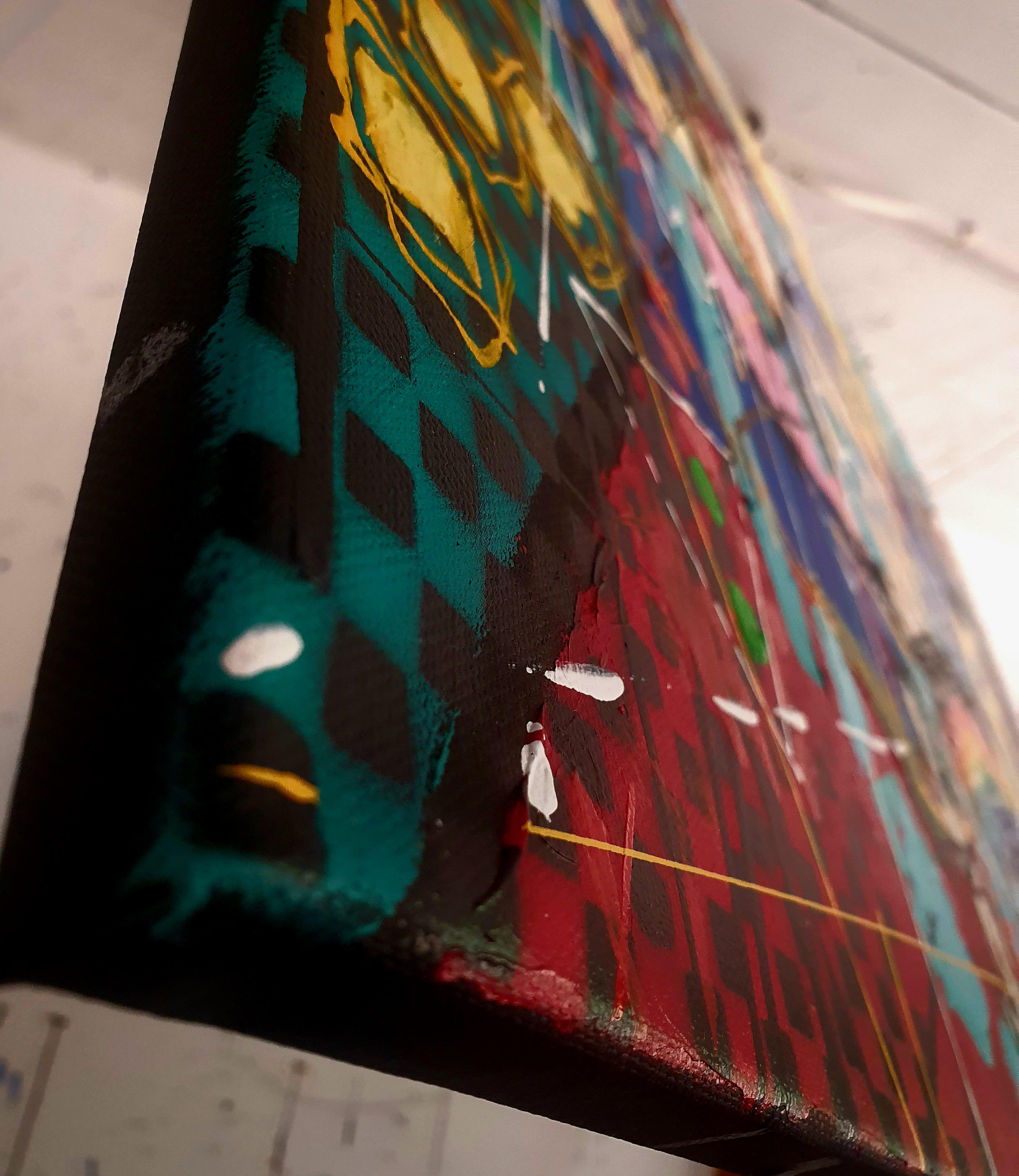 Titolo: Il costruttore di ponti

Astratto Colorato Originale Autentico Colpisce Investe Gioia Amore Bellezza Figurativa

Questa serie esprime la strada verso la libertà e la liberazione, con lo stile unico di Karnish, astratto, contemporaneo e dai