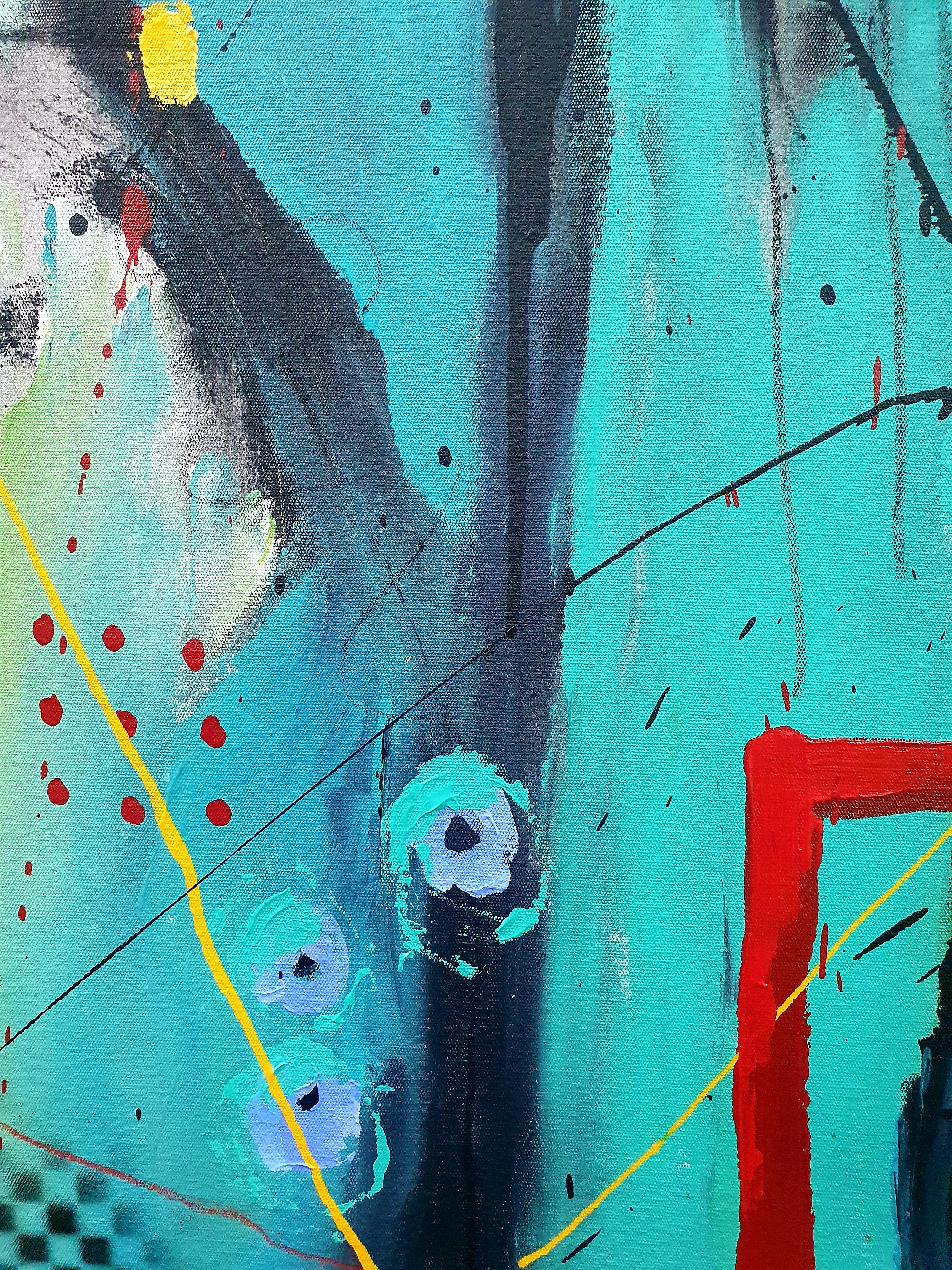 I Guardiani - Ad Infinitum - Espressivo grassetto d'effetto astratto Investire grande - Painting Espressionismo astratto di Karnish Art