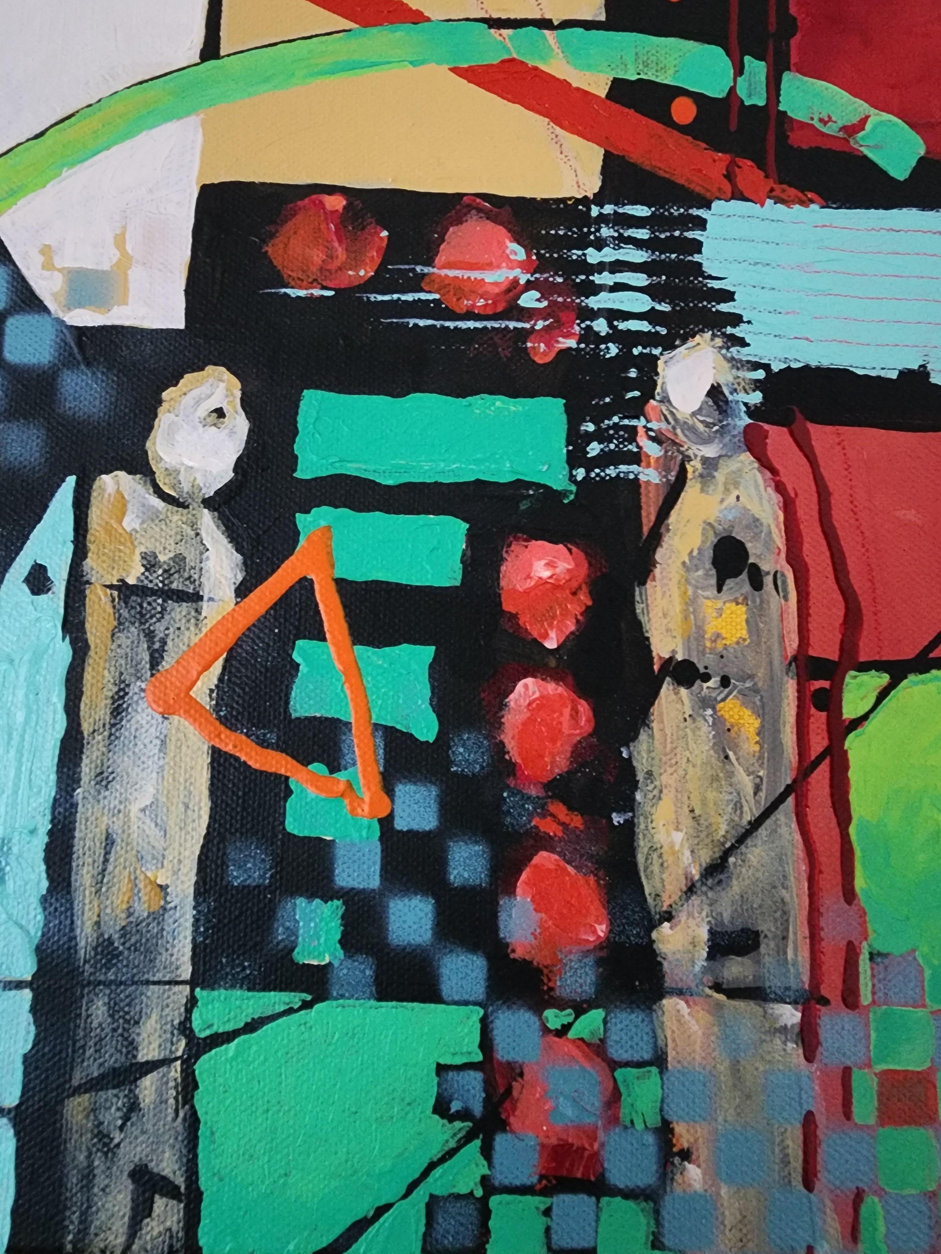 The Guardians Journey of Joy - Contemporaneo, Astratto, Esclusivo, Pezzo unico in vendita 8
