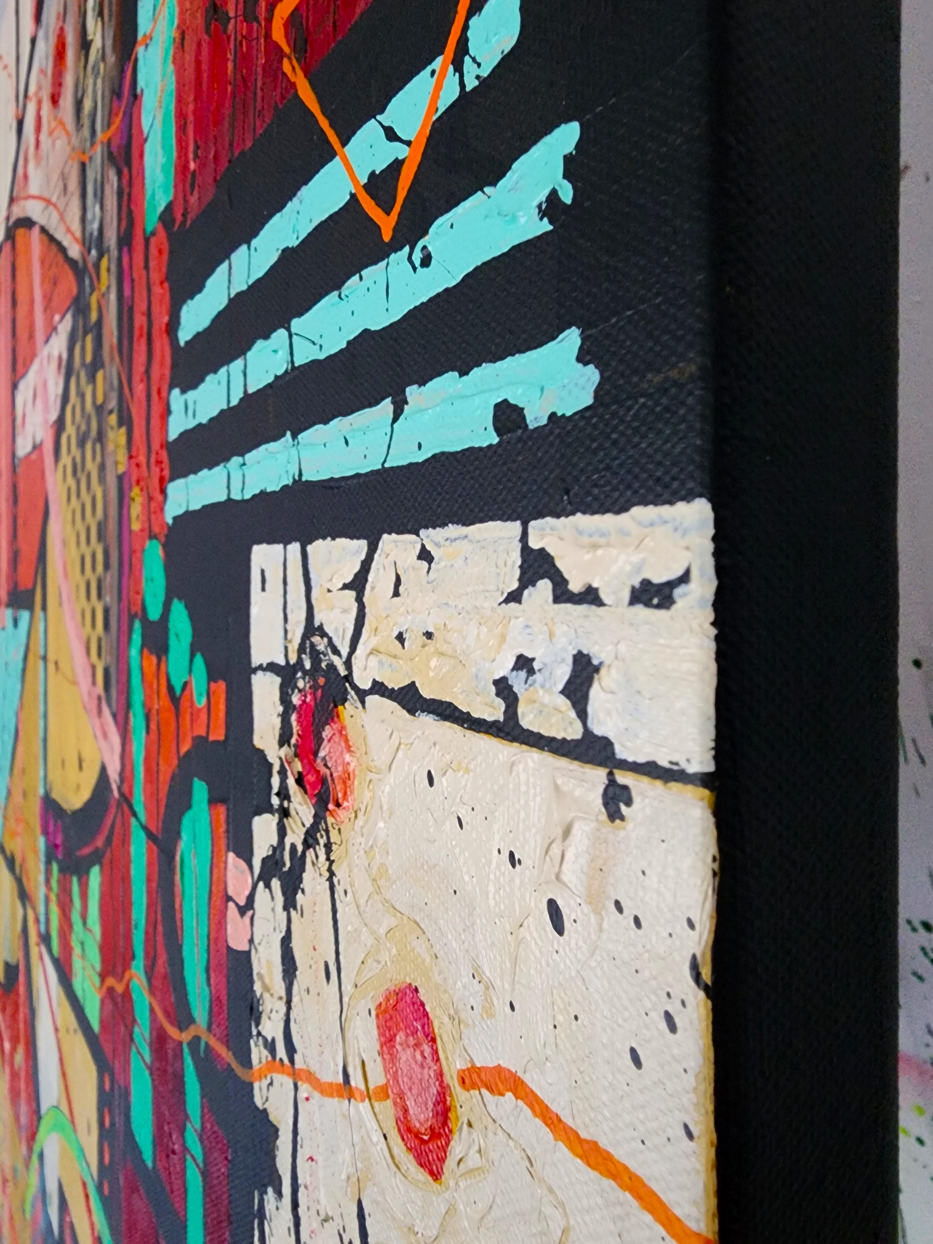 The Guardians Journey of Joy - Contemporaneo, Astratto, Esclusivo, Pezzo unico in vendita 11