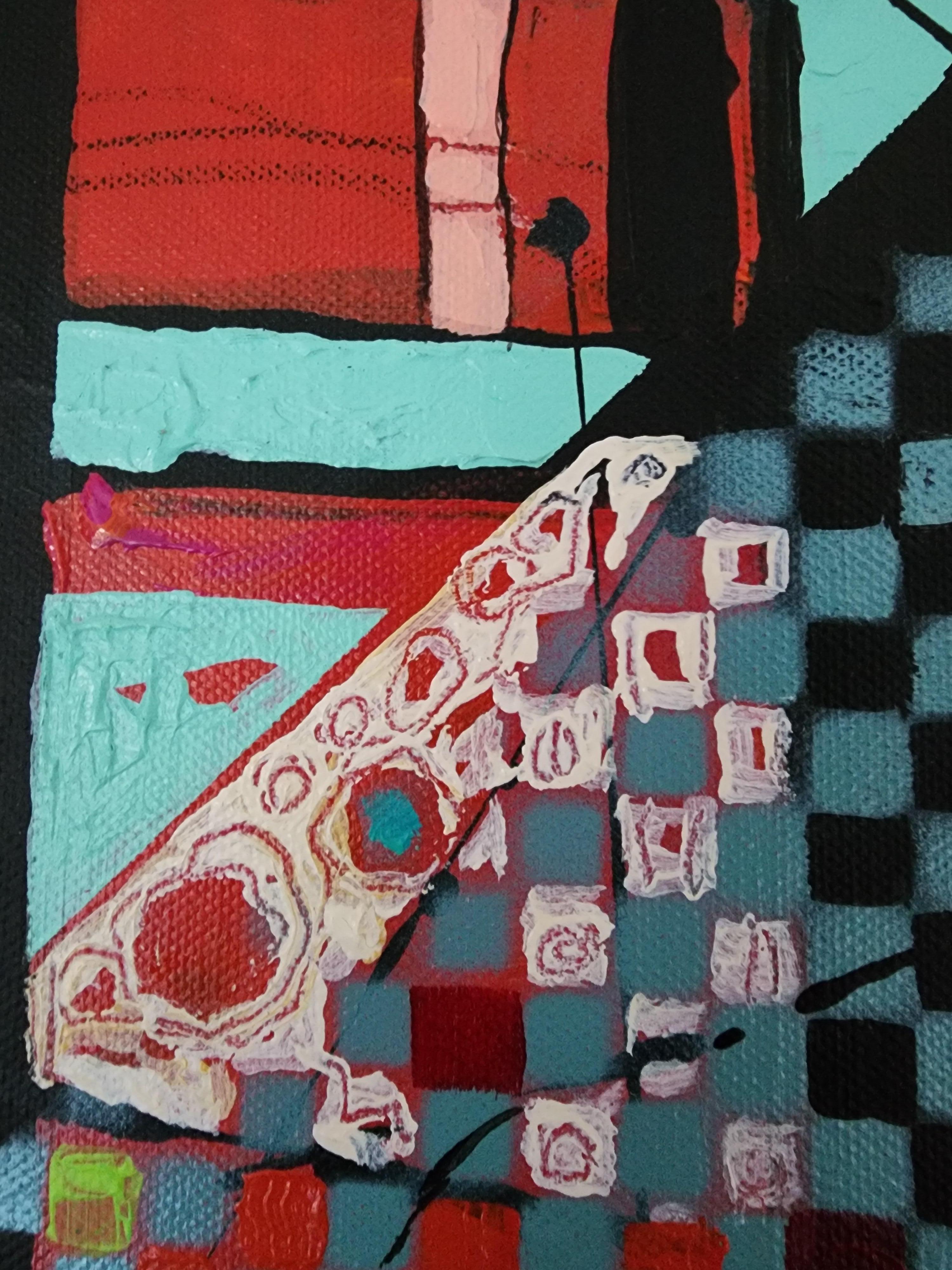 The Guardians Journey of Joy - Contemporaneo, Astratto, Esclusivo, Pezzo unico in vendita 2
