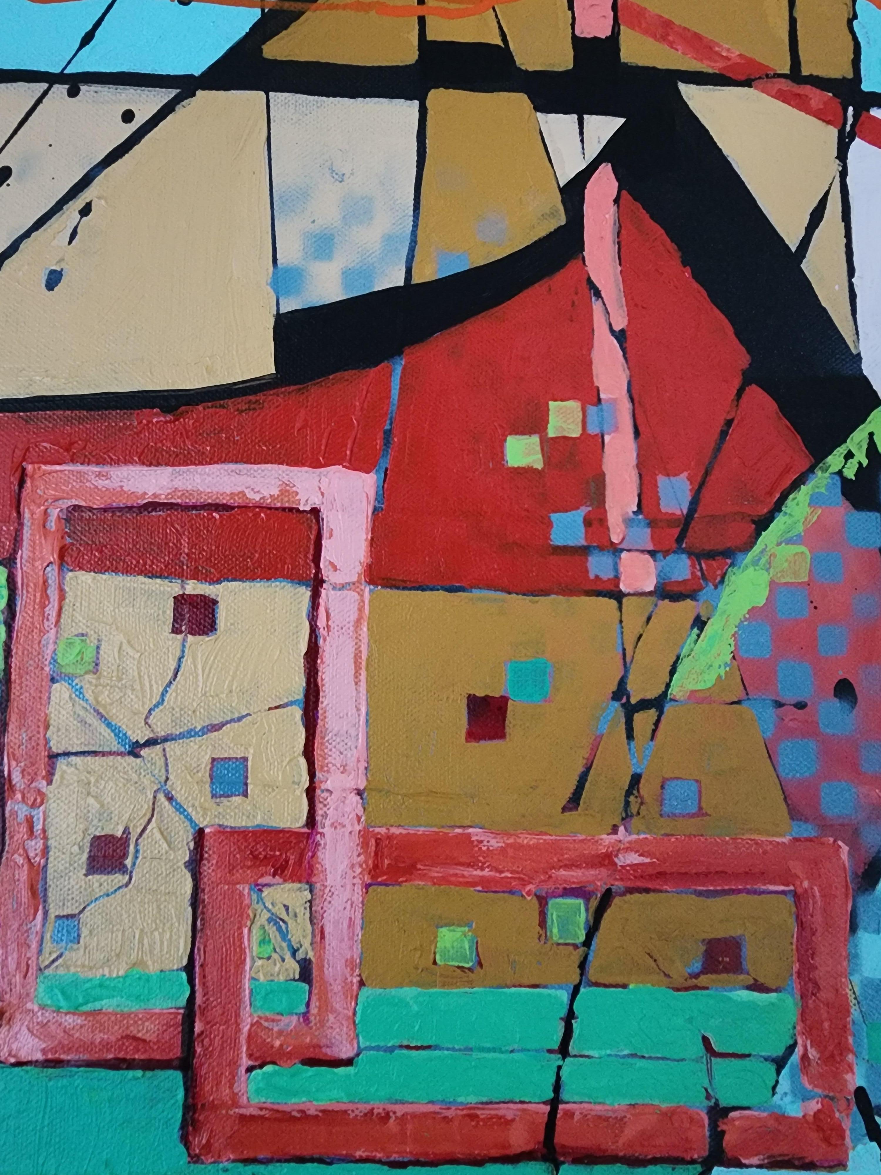 The Guardians Journey of Joy - Contemporaneo, Astratto, Esclusivo, Pezzo unico in vendita 3