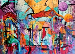 I guardiani della memoria - Pittura astratta - Investimenti colorati contemporanei