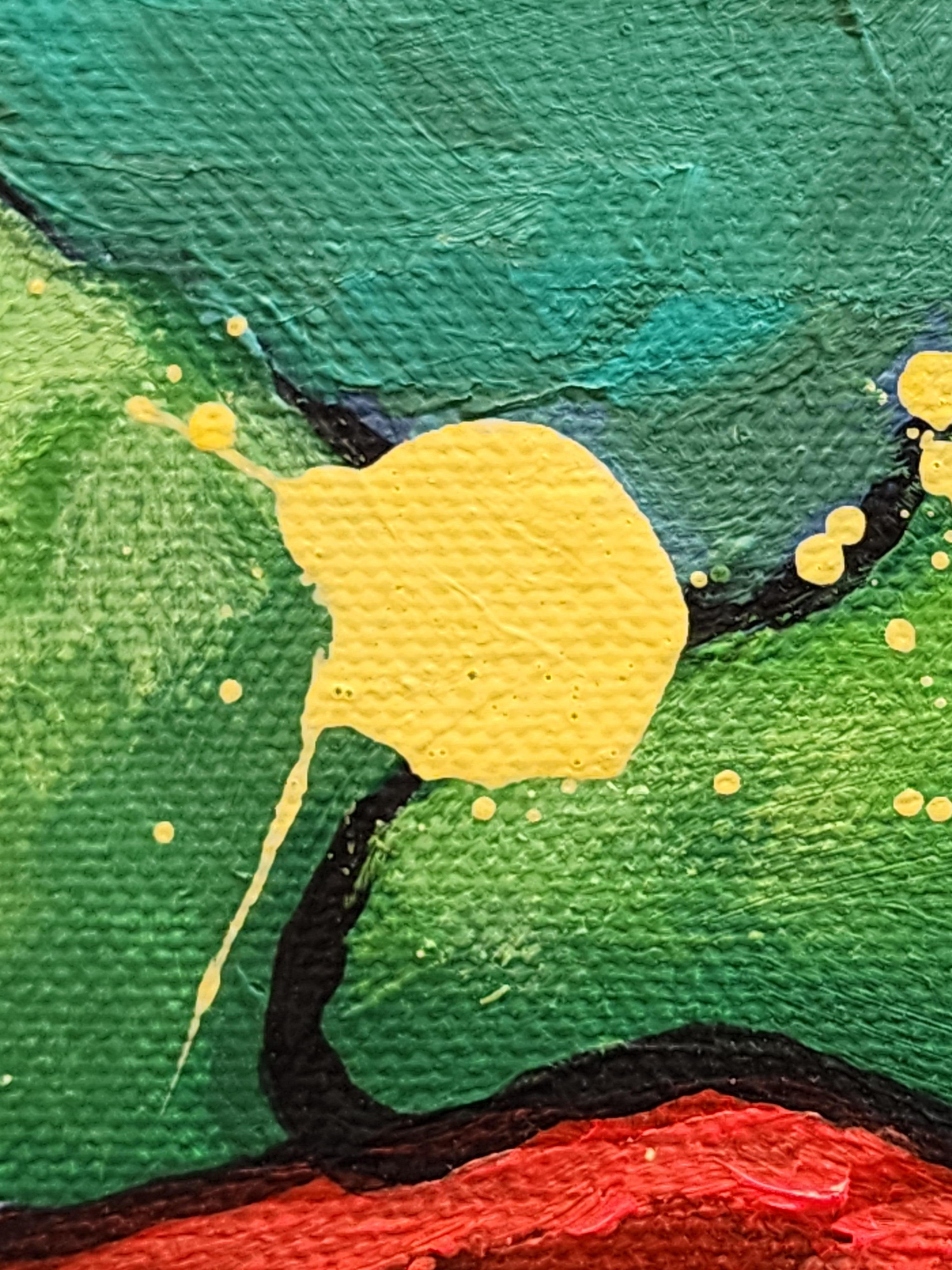 Wheatfield Flower Wonder - Delicia Floral de Colores Invertir Alegría Inspirada en Van-Gogh en venta 5