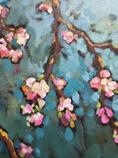 Donde la luz toca mi alma: Pintura original de paisajes, flores, piezas únicas