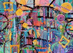 Wild Abundance - Abstract Maximalism Painting Show-stopper Unique Bold Symbolism