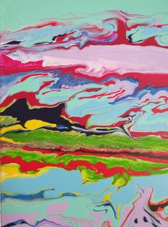 Wild Ecstasy - Minimalism, Art Deco, Abstract, Bold, Invest, Colorful, Joy