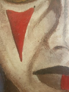 Ziggy Stardust - Portrait Emotion Mask Face Intense Futuristic Modern Colorful