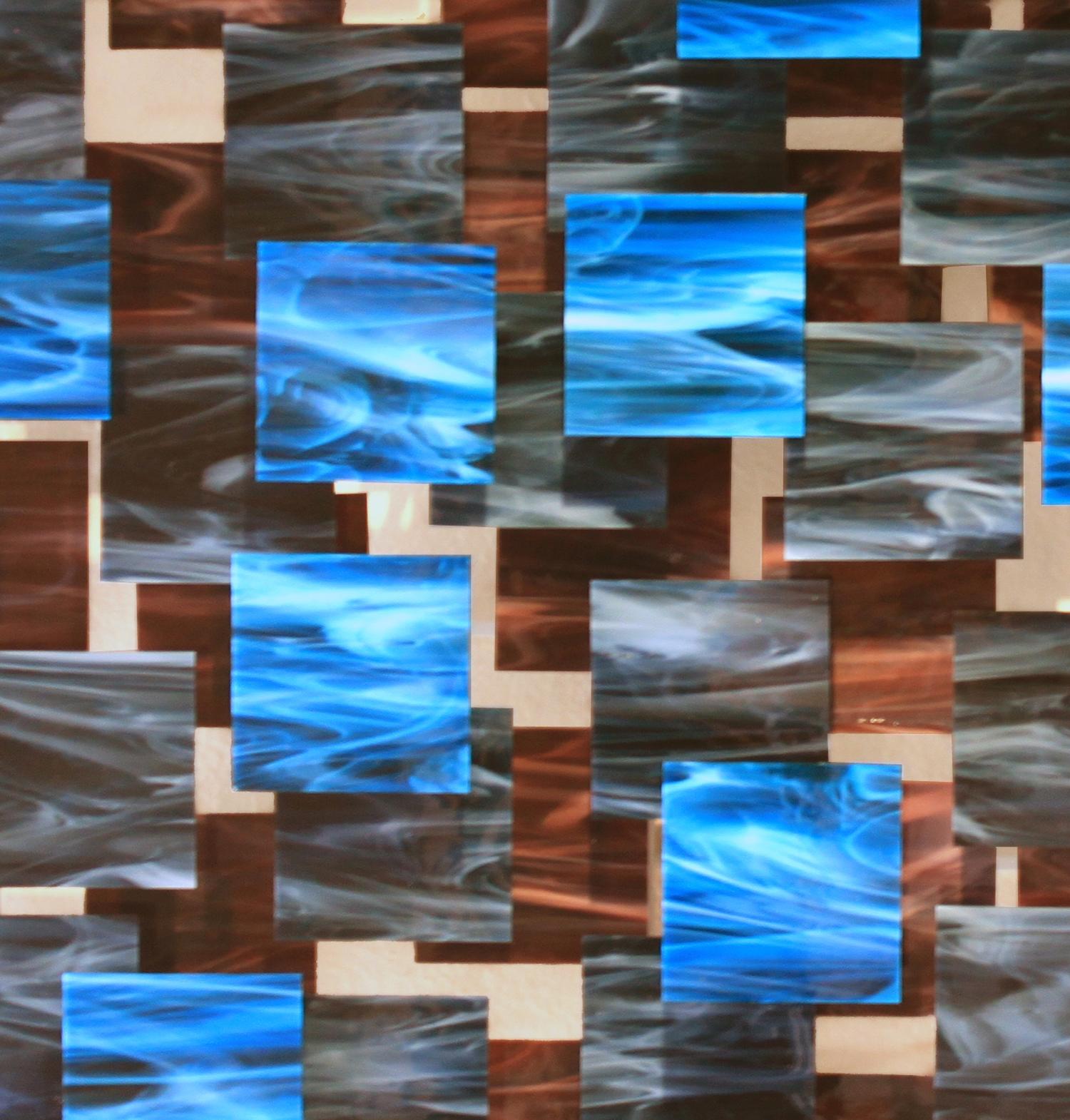 Artist: Karo Martirosyan, 
Work: Original Artwork, 
Medium: Glass and Metal Wall Sculpture,
Year: 2022
Style: Contemporary Art, 
Subject: Electric,
Size: 32.5