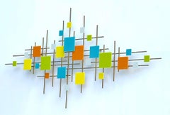 Linear MM, Abstract Original Metal Wall Sculpture, Modern design
