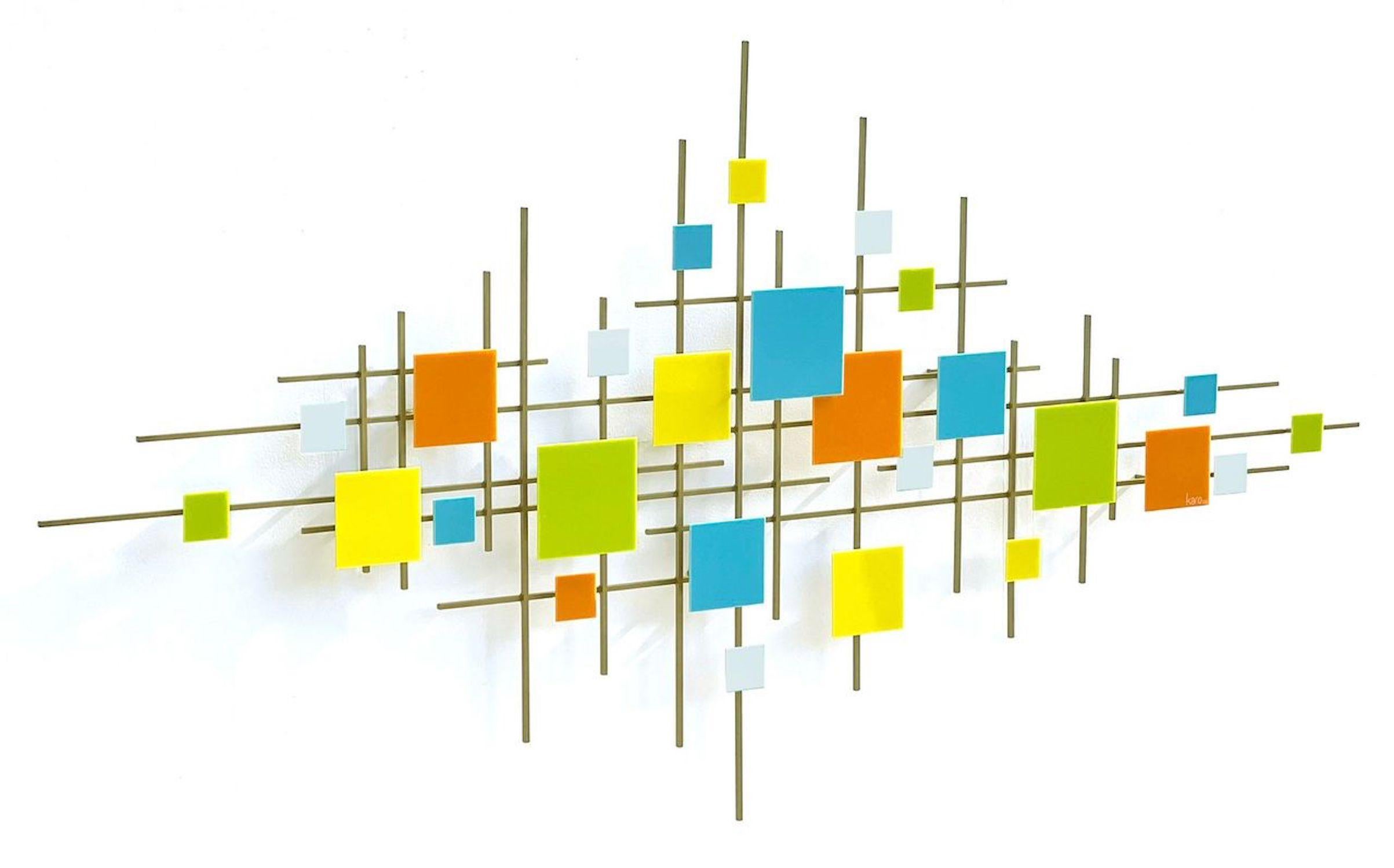 Artist: Karo Martirosyan,  
Work: Original Artwork,  
Medium: Metal Wall Sculpture, 
Year: 2024
Style: Contemporary Art,  
Subject: Linear MM
Size: 36