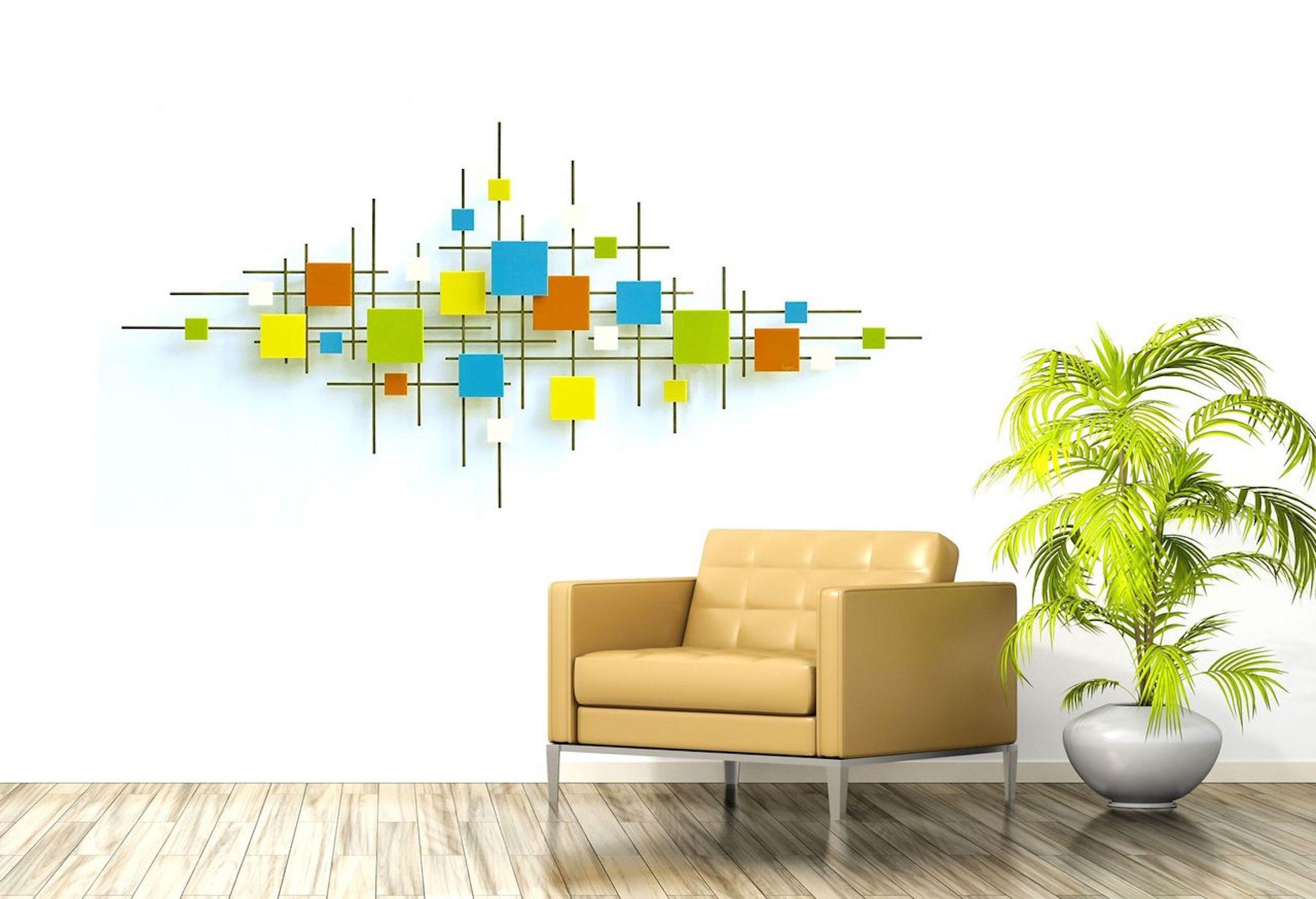 Linear MM, Abstract Original Metal Wall Sculpture, Modern design For Sale 1