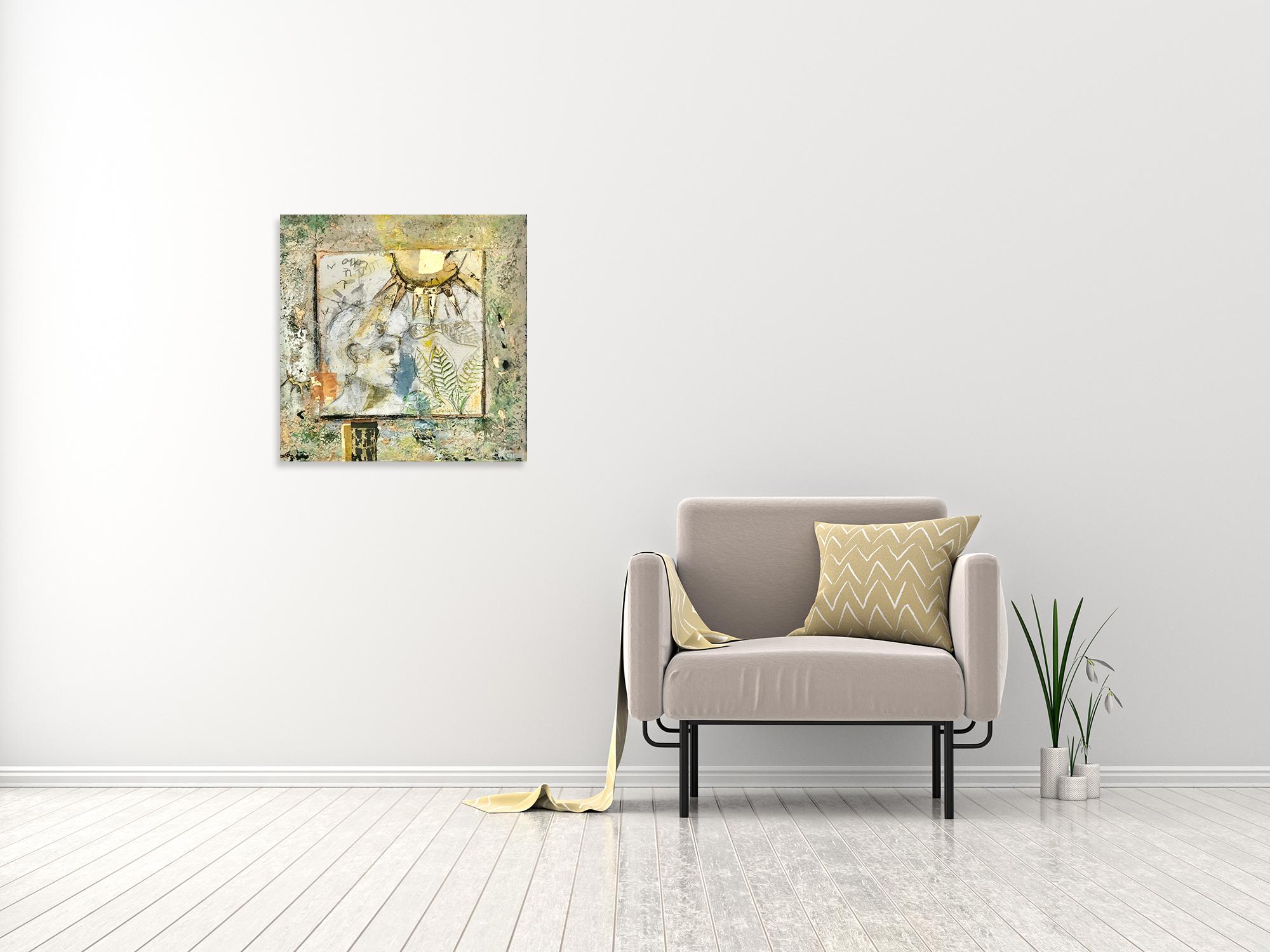 David Head - Karol Jersak - Abstract Mixed Media Painting For Sale 1