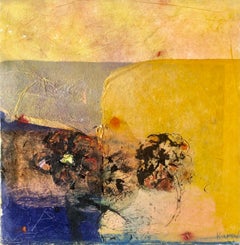Tintenblumen – Karol Jersak – Abstraktes Gemälde in Mischtechnik