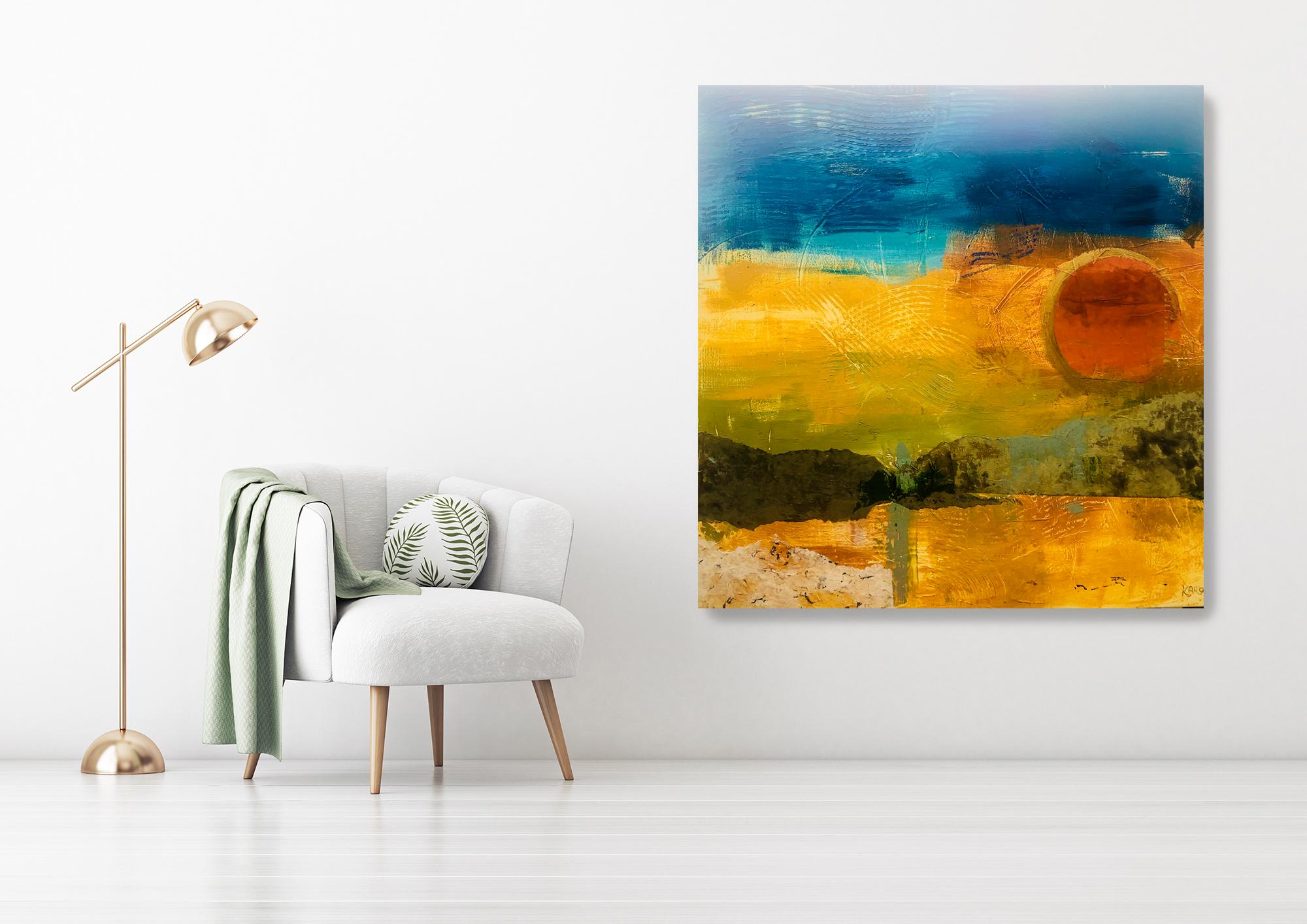 Karol Jersak - Abstract Mixed Media Painting For Sale 1