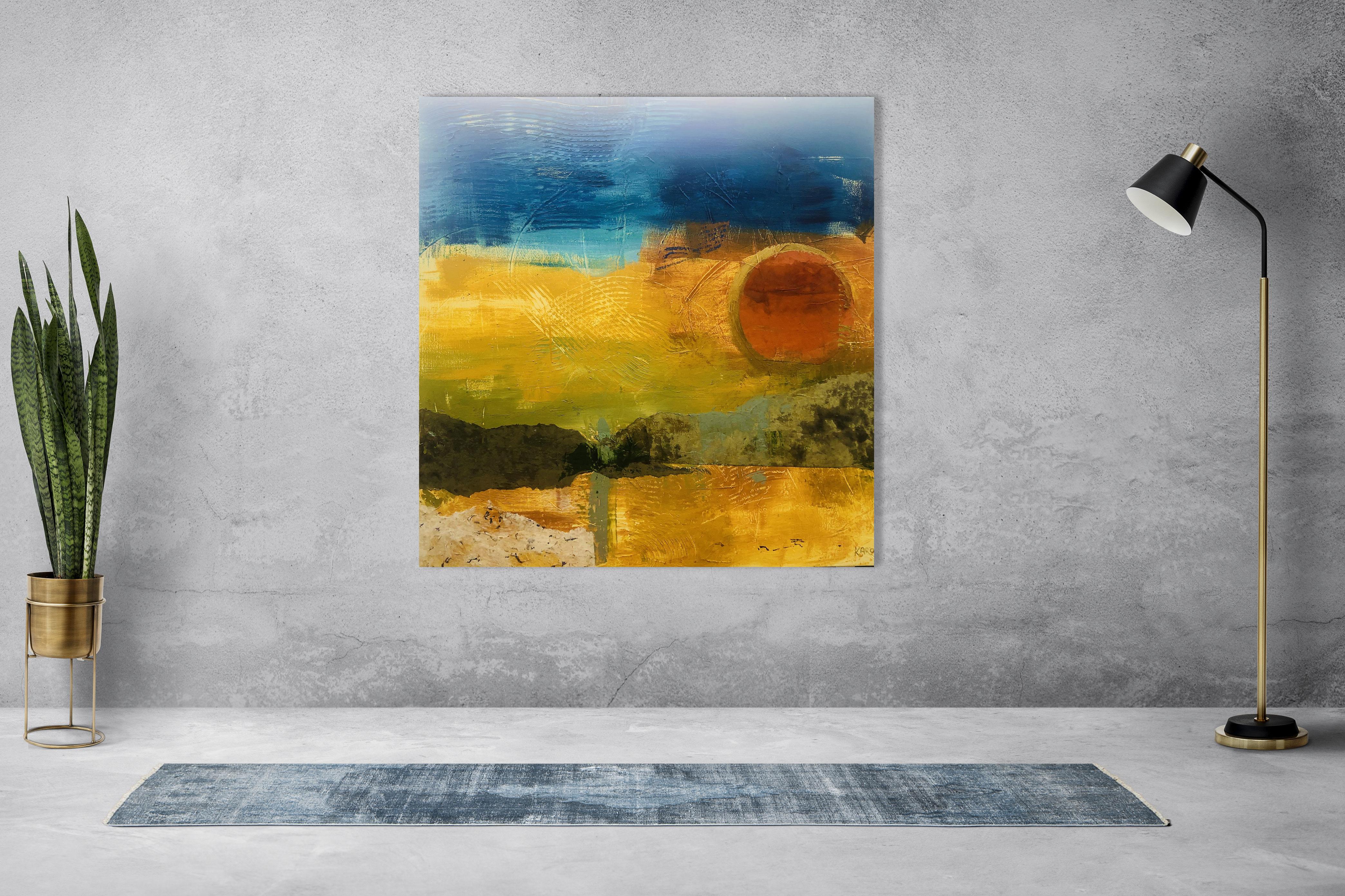 Karol Jersak - Abstract Mixed Media Painting For Sale 2