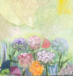 Le Jardin  - Karol Jersak - Abstract Mixed Media Painting