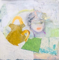 Queen Helene  - Karol Jersak - Abstract Mixed Media Painting
