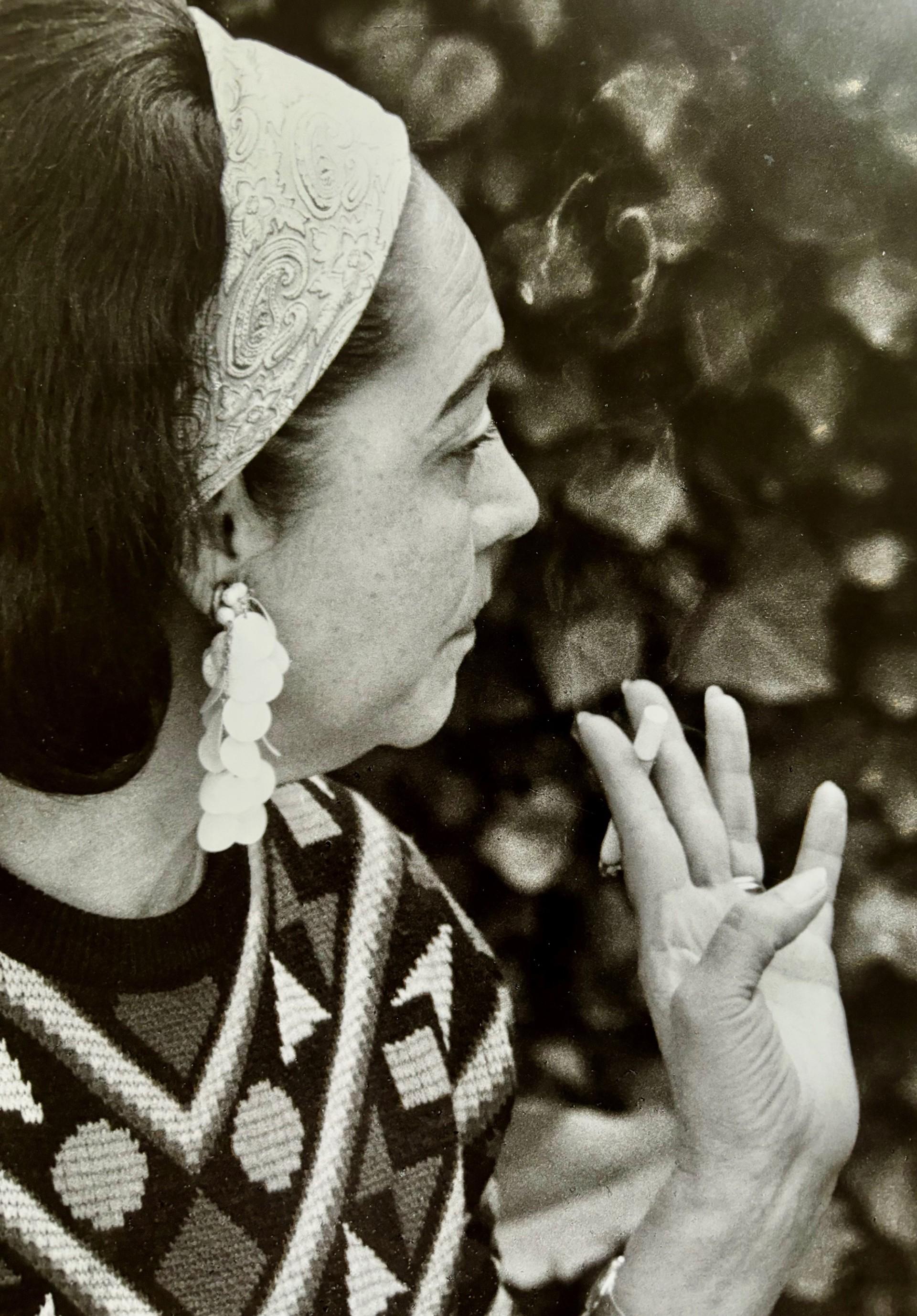 Two cigarettes Photography Mexico Signed Karol Kállay - Brown Black and White Photograph by Karol Kallay