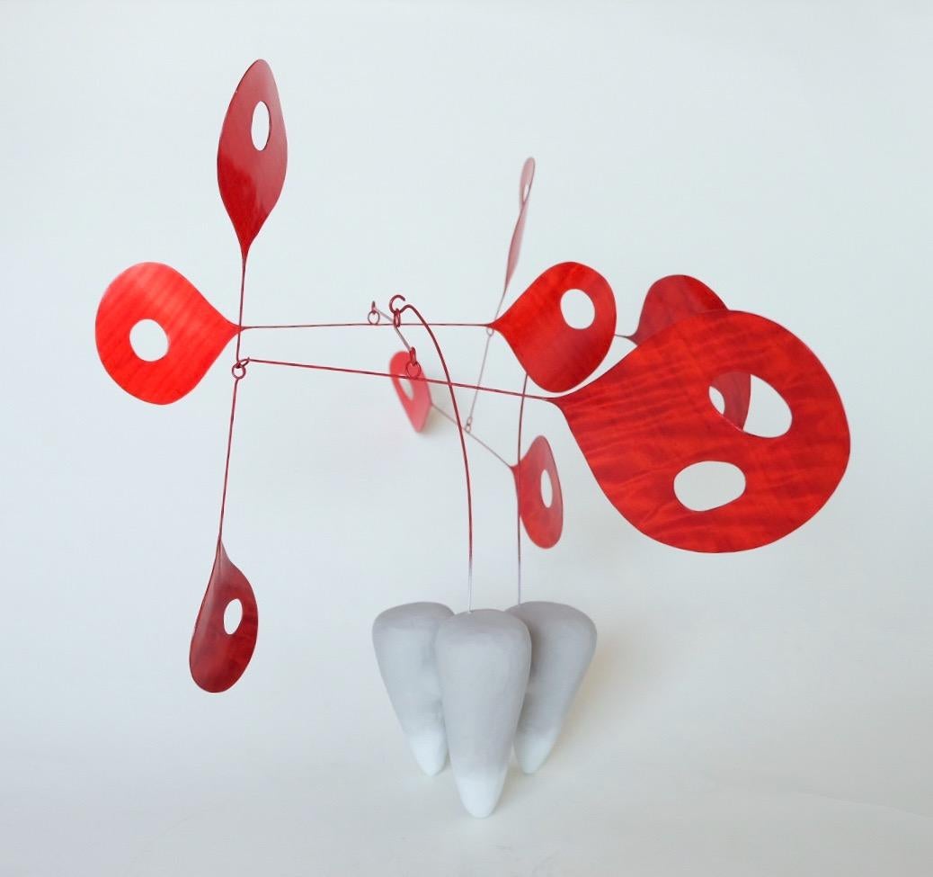Karolina Maszkiewicz Abstract Sculpture - Red Tiger