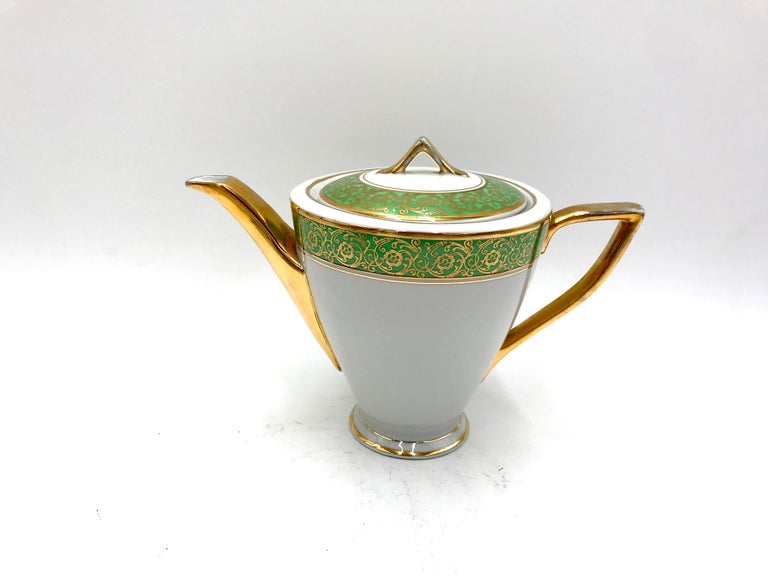 Karolina Porcelain Coffee Service, Poland, 1950s / 1960s For Sale at