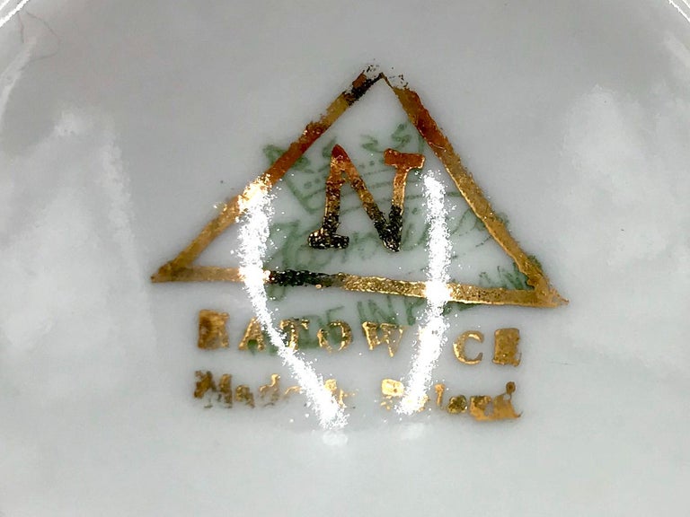 Karolina Porcelain Coffee Service, Poland, 1950s / 1960s For Sale at