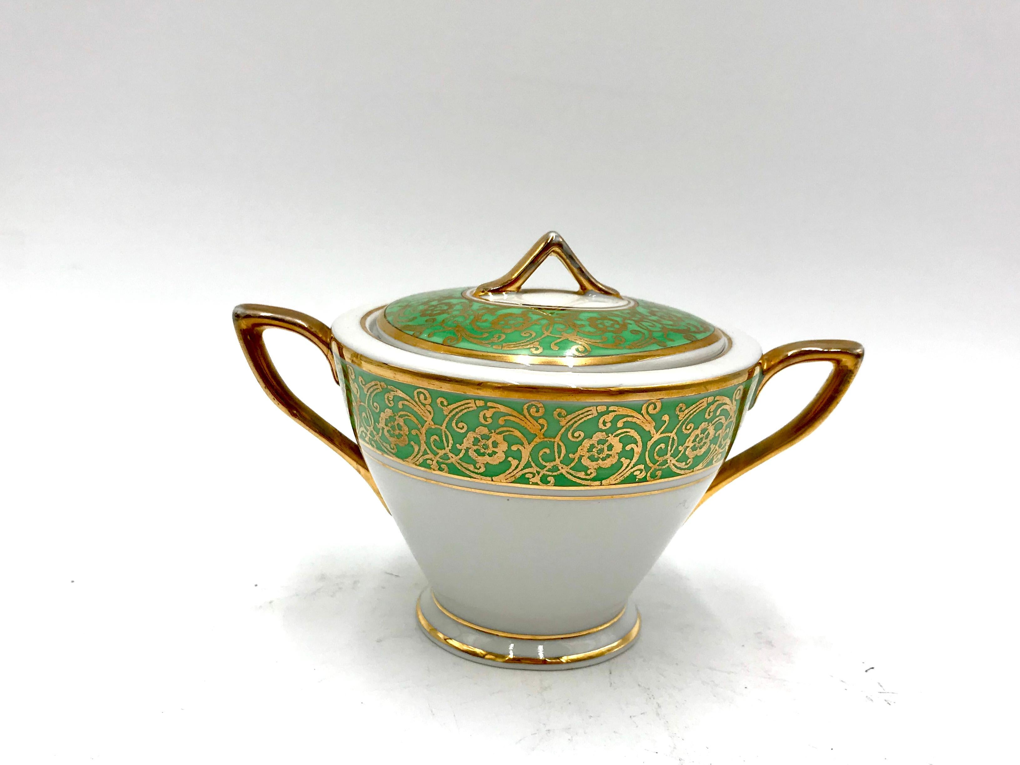 Karolina Porcelain Coffee Service, Poland, 1950s / 1960s In Good Condition For Sale In Chorzów, PL
