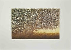 Caldara - Winter Landscape - Etching by Karolina Szewczyk - 2020s