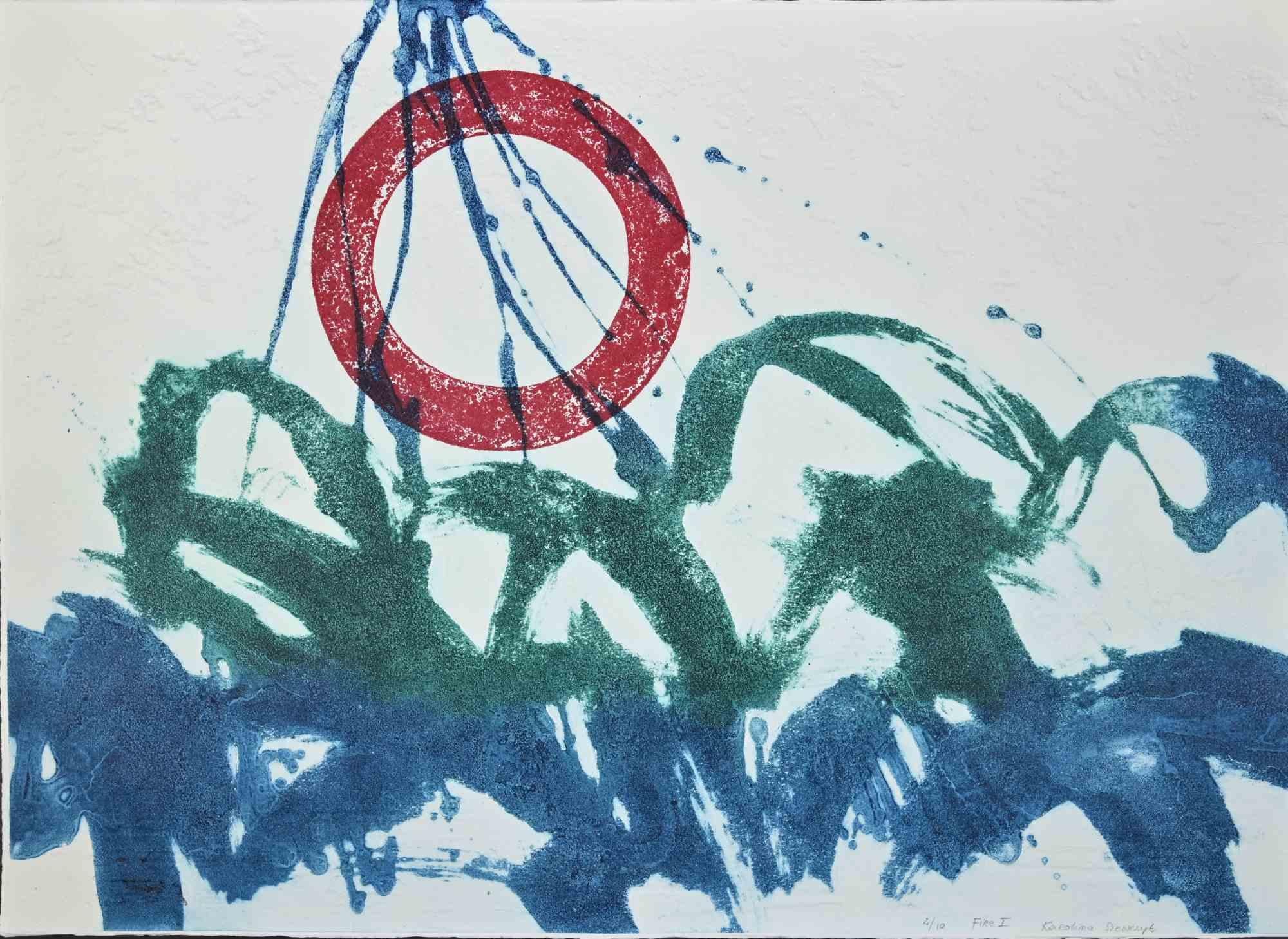 Fire I is an artwork realized by Karolina Szewczyk the 2020s.

Etching, Aquatint.

Hand-signed.

Numbered. Edition 4/10.
