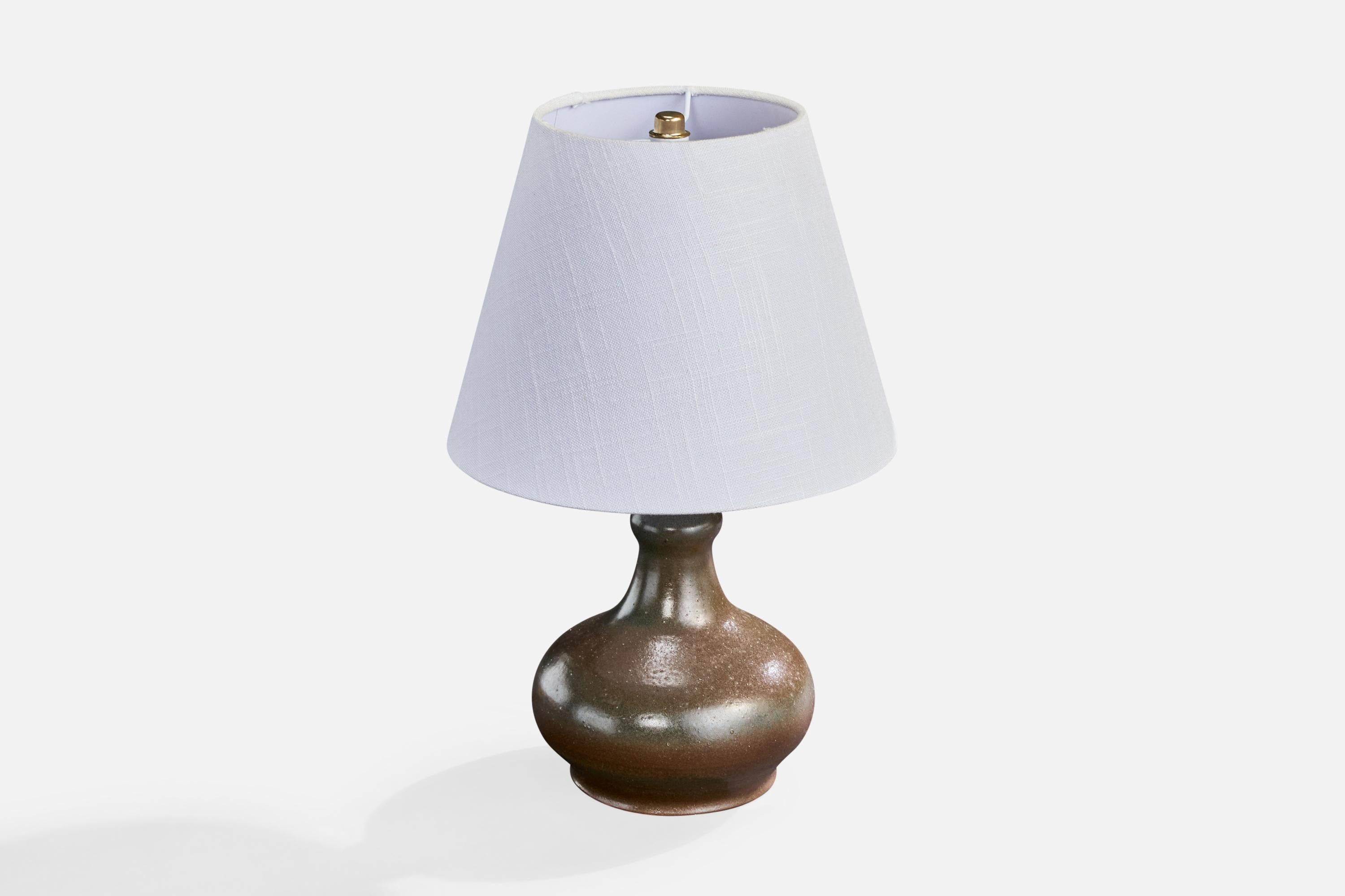 Mid-Century Modern Karoly Balogh, Lampe de table, céramique, France, 1983 en vente