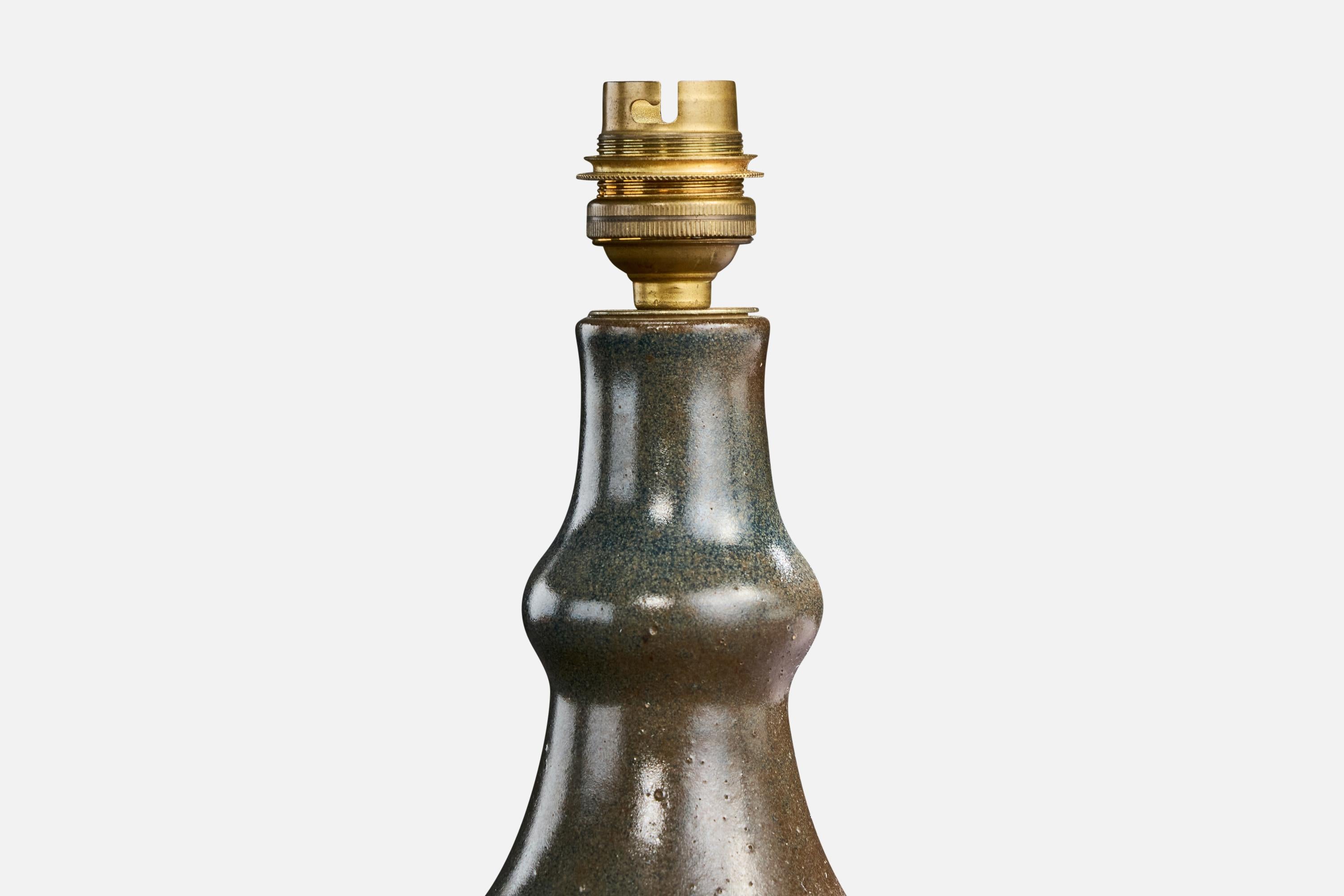 Karoly Balogh, Lampe de table, céramique, France, 1983 Bon état - En vente à High Point, NC