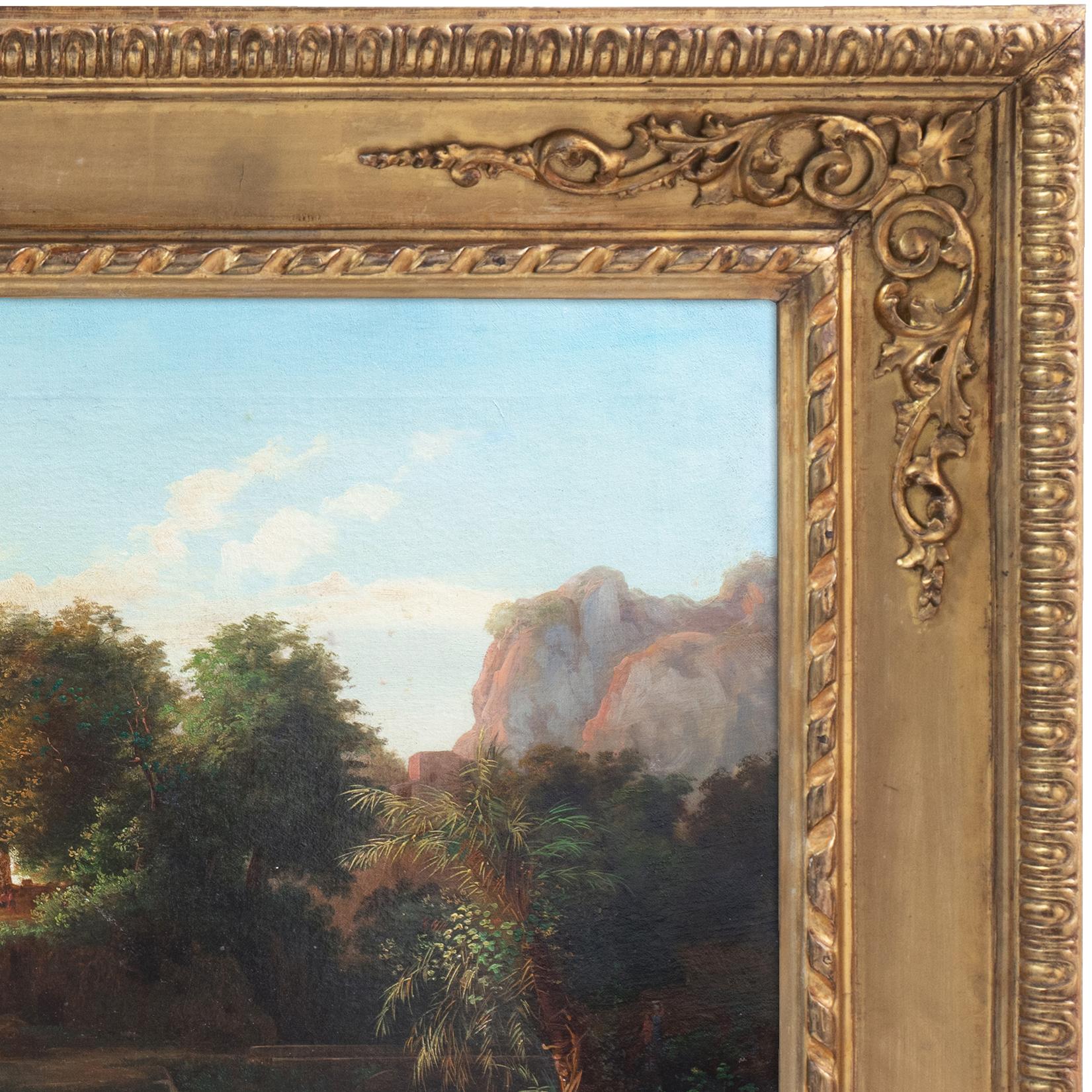 'The Meeting of Boaz and Ruth', Hungarian School, Old Testament, King David For Sale 9