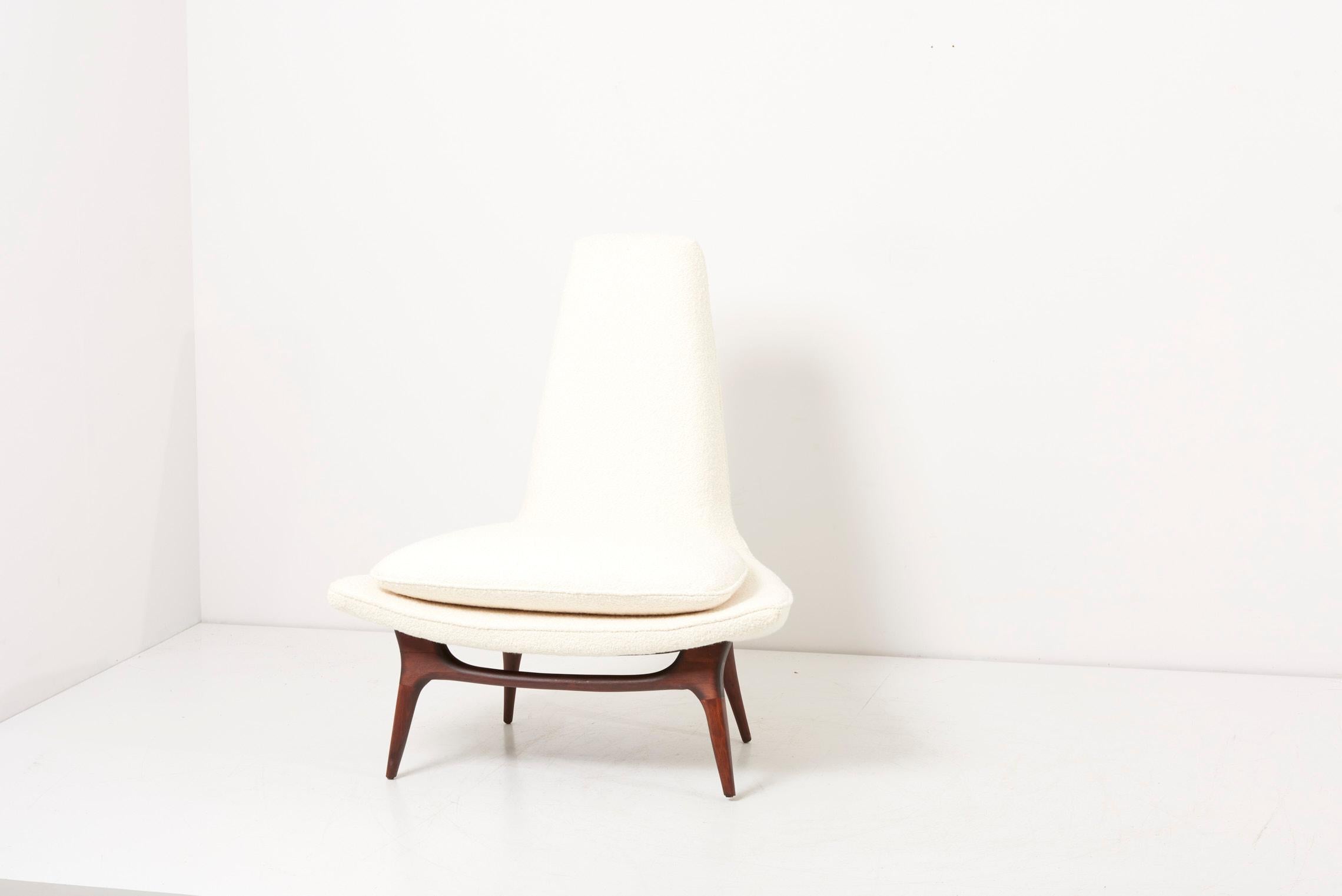 Karpen of California Lounge or Slipper Chair, USA 1960s 3